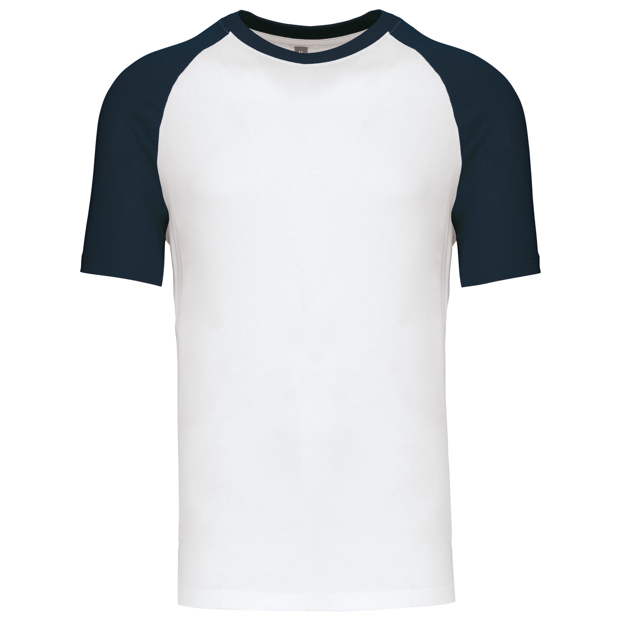 Kariban Baseball Contrast Men's T-Shirt (K330) - Adult Sports Crew Neck Tee - Picture 9 of 11