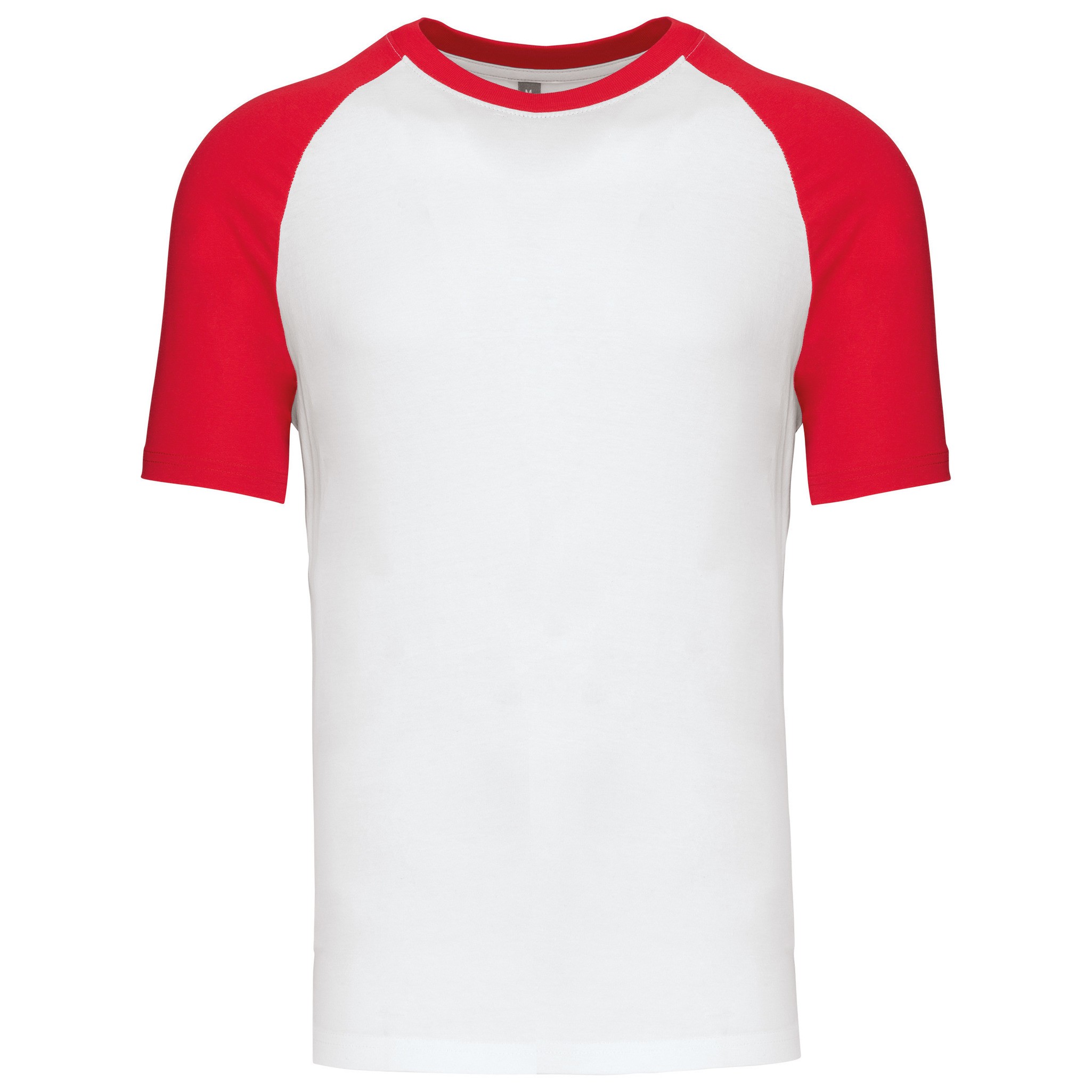 Kariban Baseball Contrast Men's T-Shirt (K330) - Adult Sports Crew Neck Tee - Picture 11 of 11