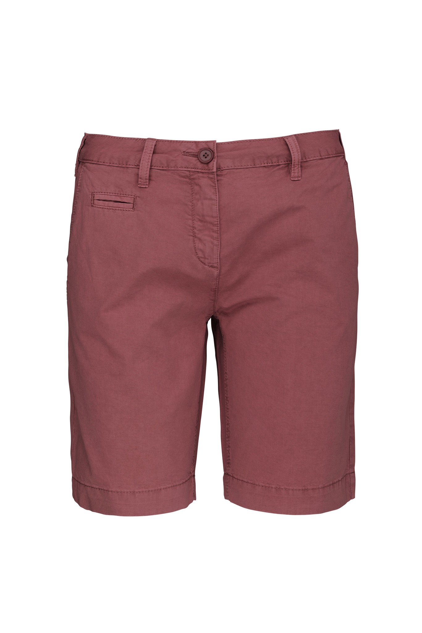 Kariban Women's Washed Effect Bermuda Shorts K753 - Ladies Summer Casual Pants - Picture 8 of 11