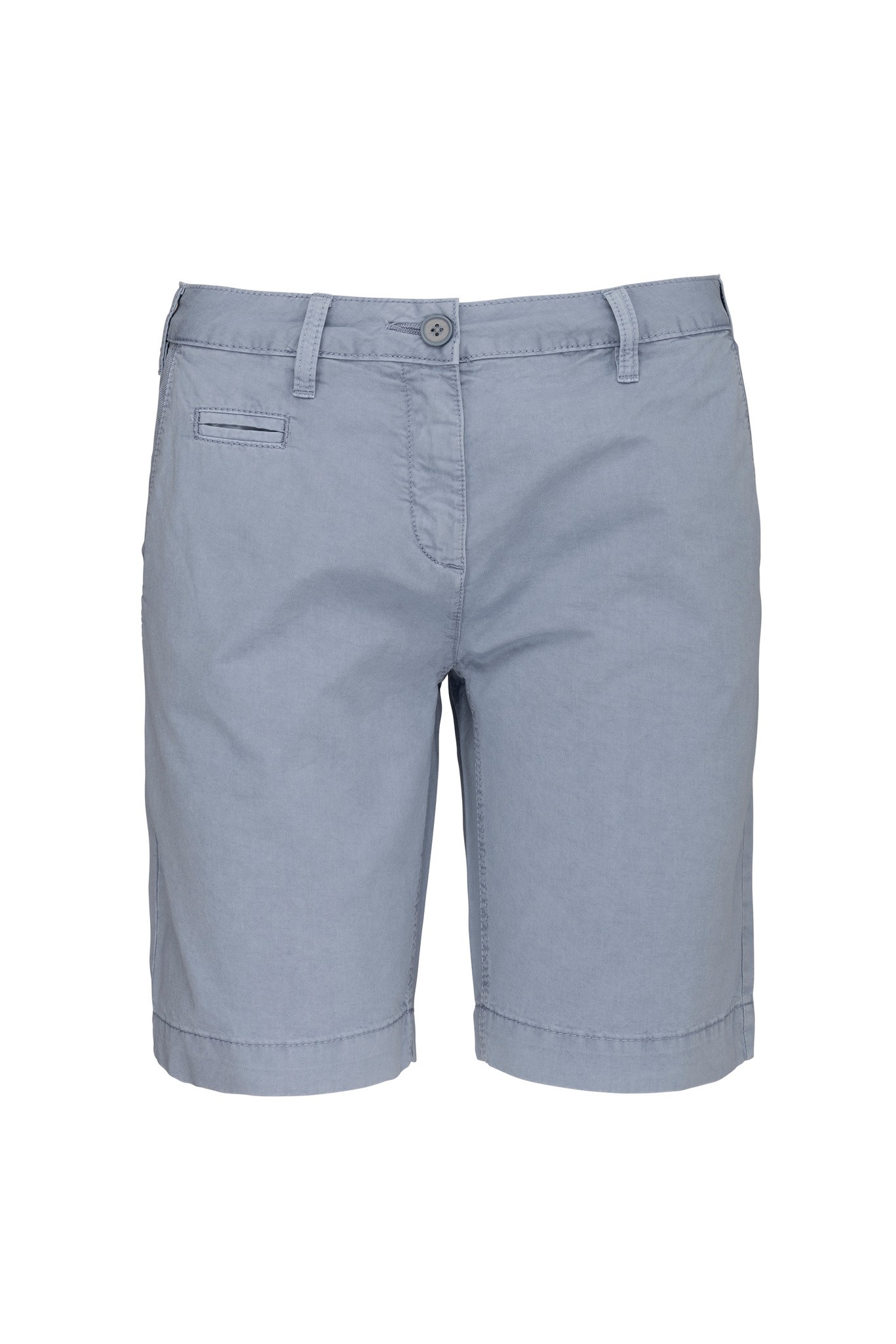 Kariban Women's Washed Effect Bermuda Shorts K753 - Ladies Summer Casual Pants - Picture 9 of 11