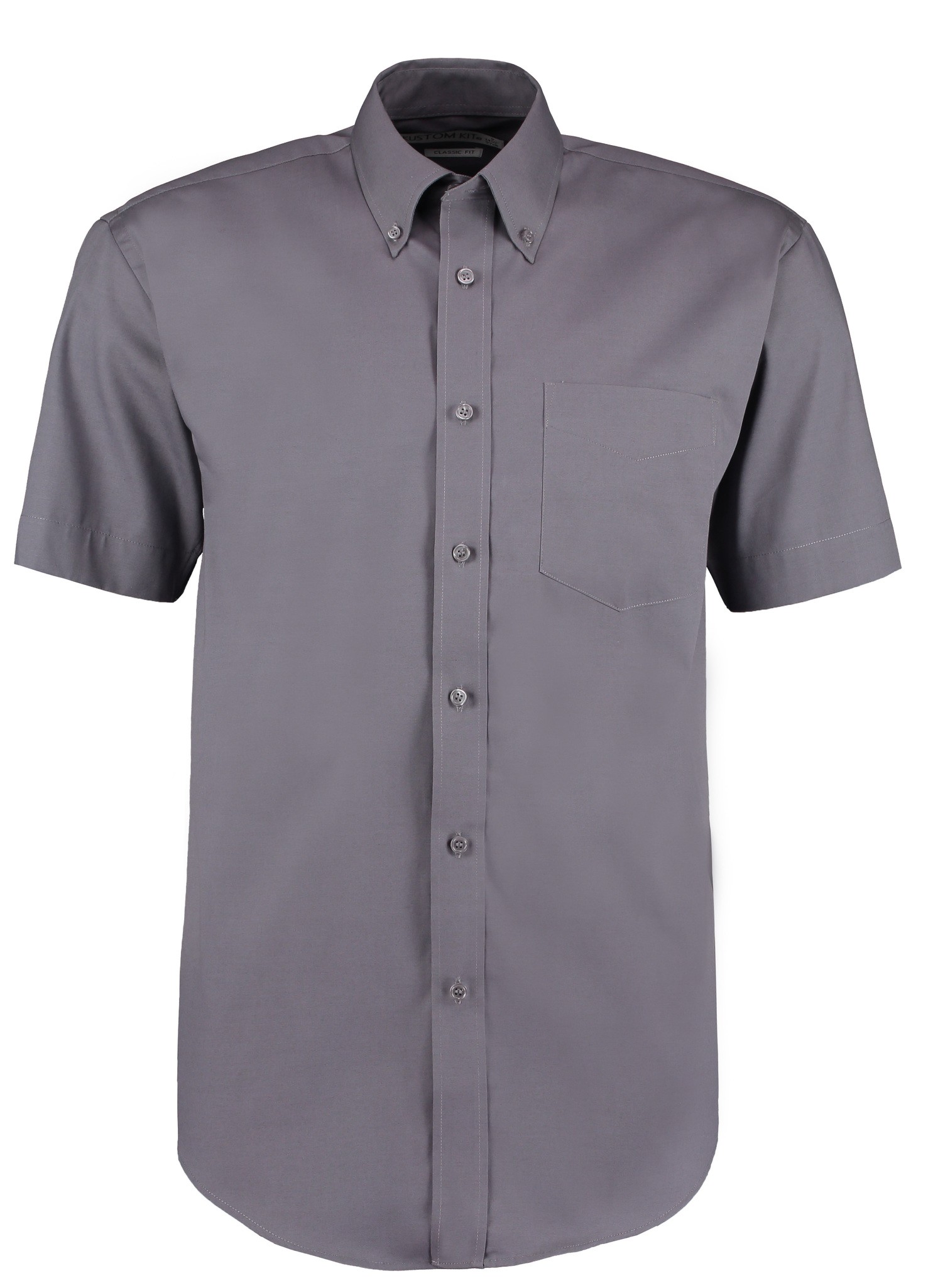 Kustom Kit Corporate Oxford Short Sleeved Shirt KK109-Button Down Collar Shirt - Picture 14 of 17