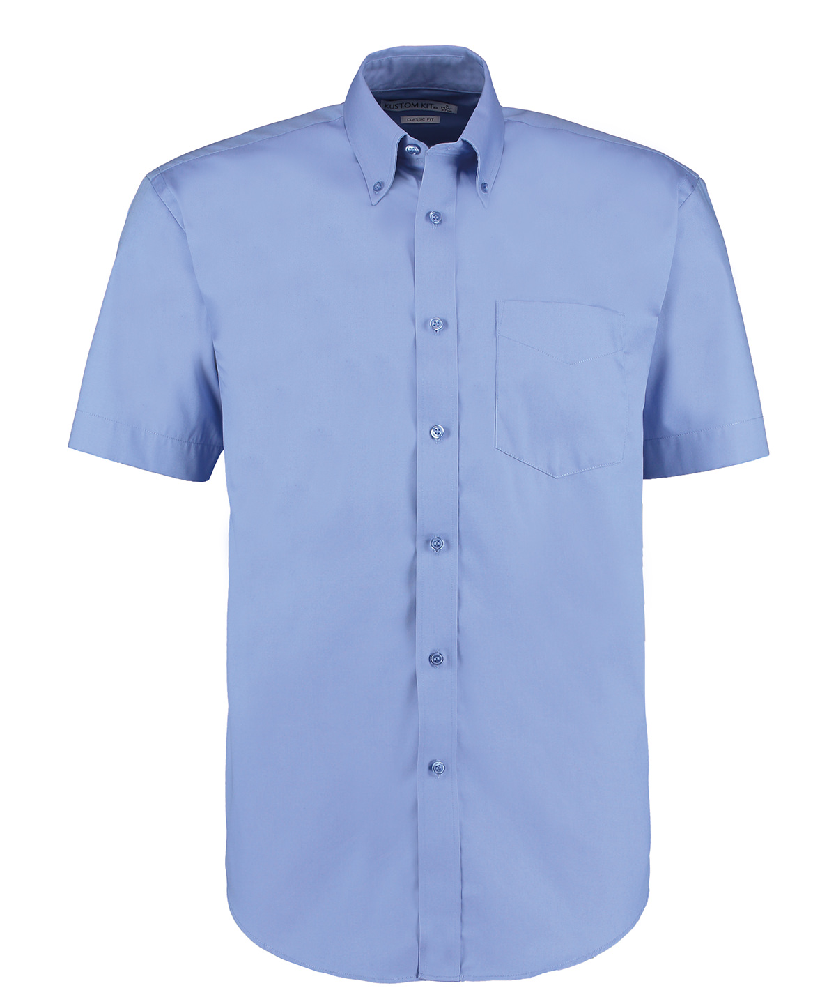 Kustom Kit Corporate Oxford Short Sleeved Shirt KK109-Button Down Collar Shirt - Picture 10 of 17