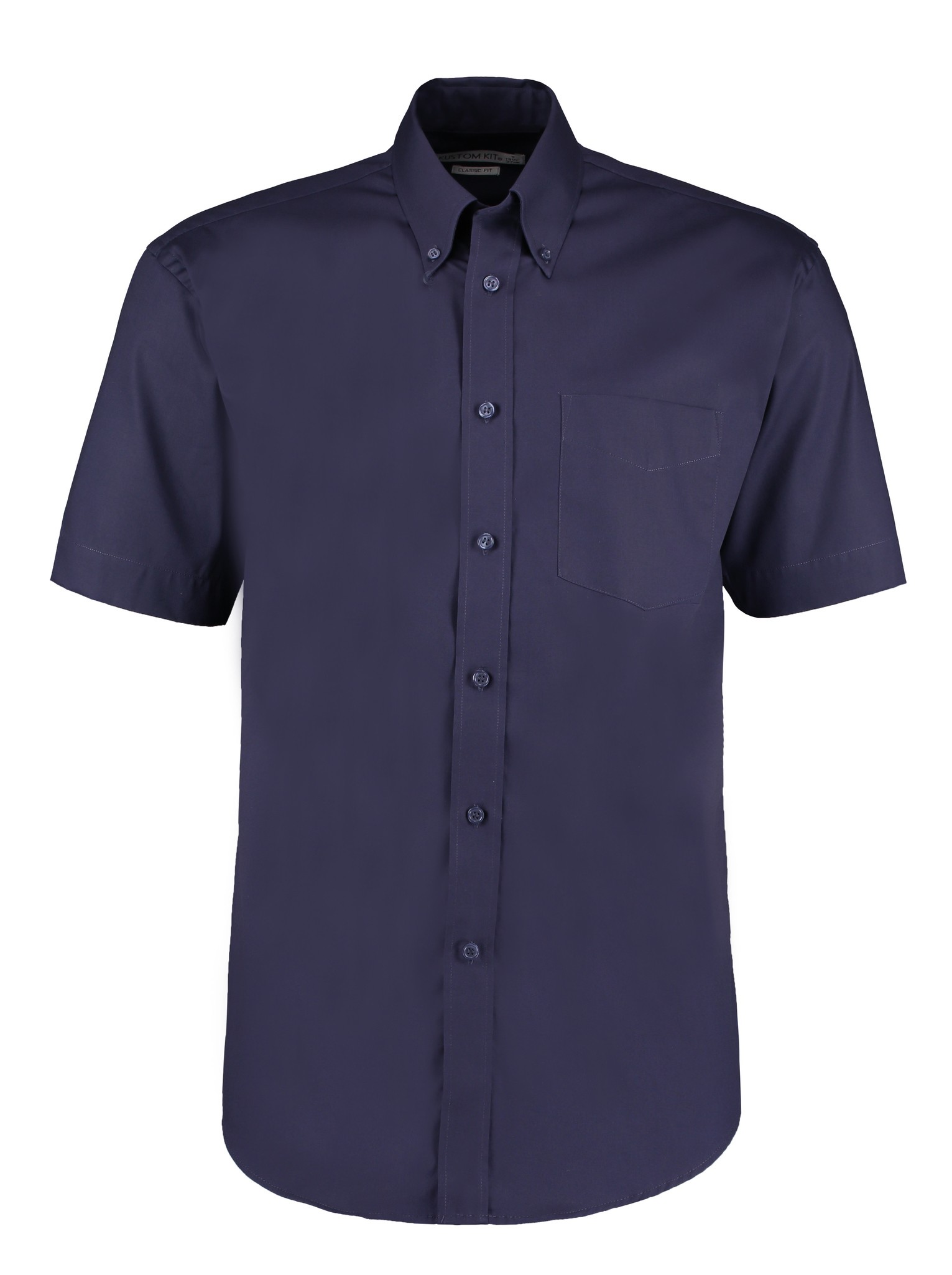 Kustom Kit Corporate Oxford Short Sleeved Shirt KK109-Button Down Collar Shirt - Picture 9 of 17
