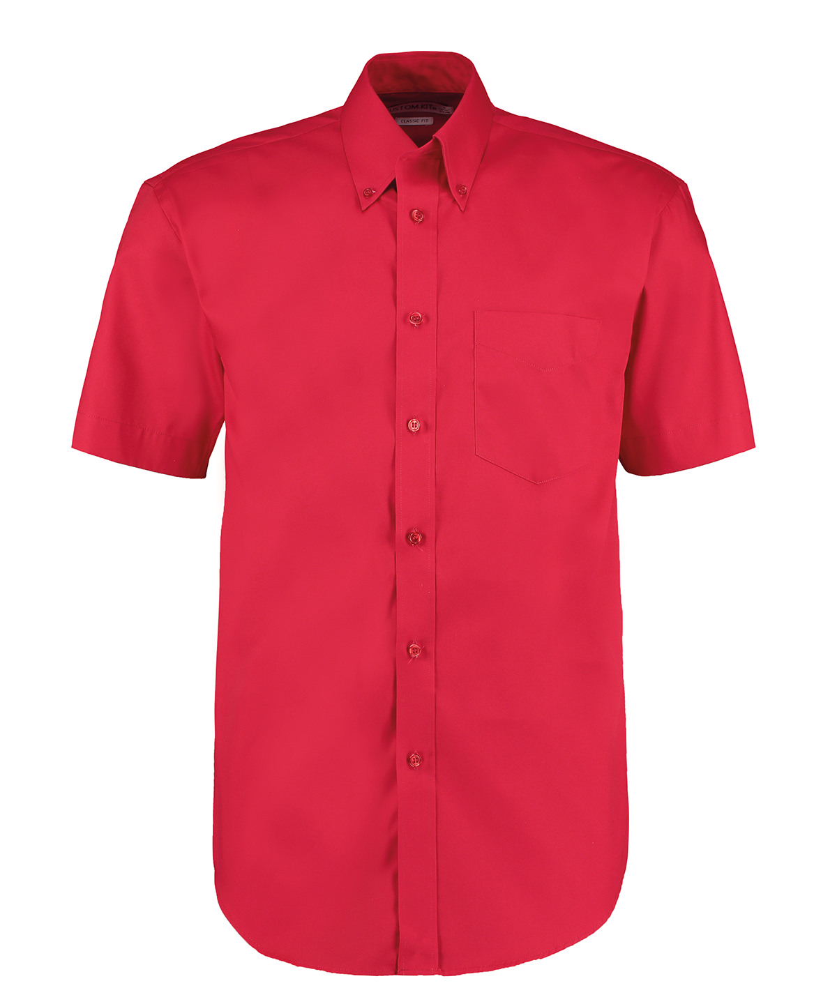Kustom Kit Corporate Oxford Short Sleeved Shirt KK109-Button Down Collar Shirt - Picture 7 of 17
