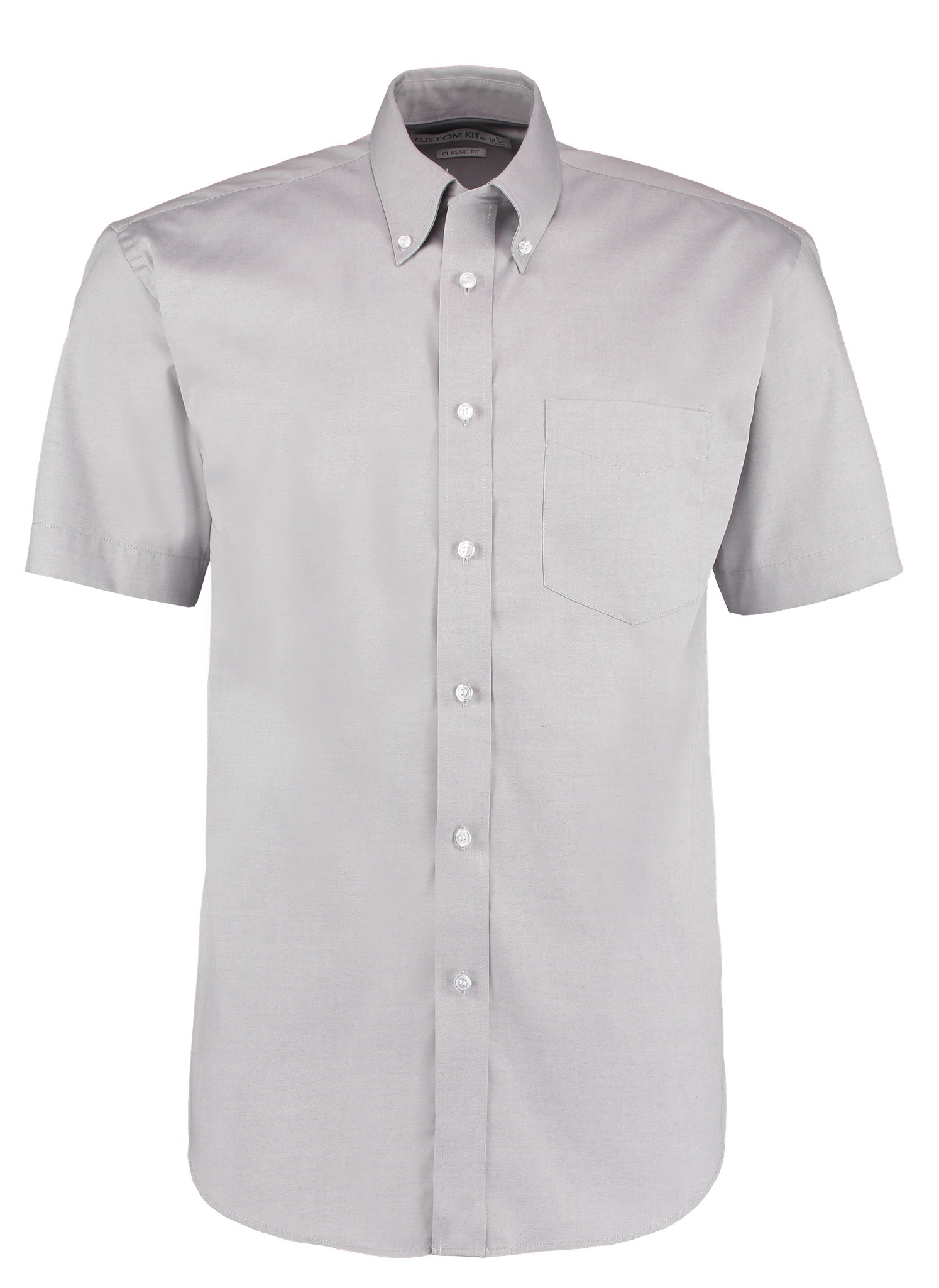 Kustom Kit Corporate Oxford Short Sleeved Shirt KK109-Button Down Collar Shirt - Picture 12 of 17