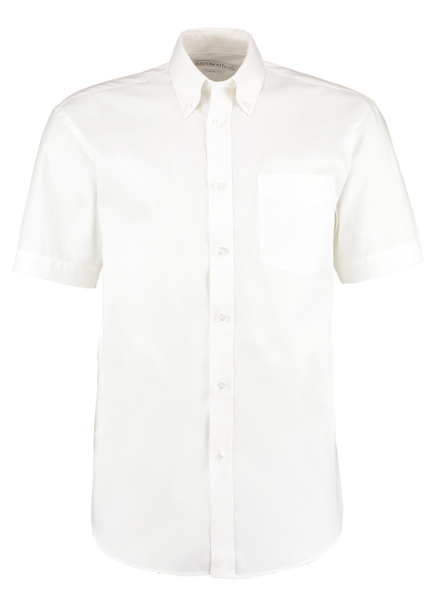 Kustom Kit Corporate Oxford Short Sleeved Shirt KK109-Button Down Collar Shirt - Picture 11 of 17