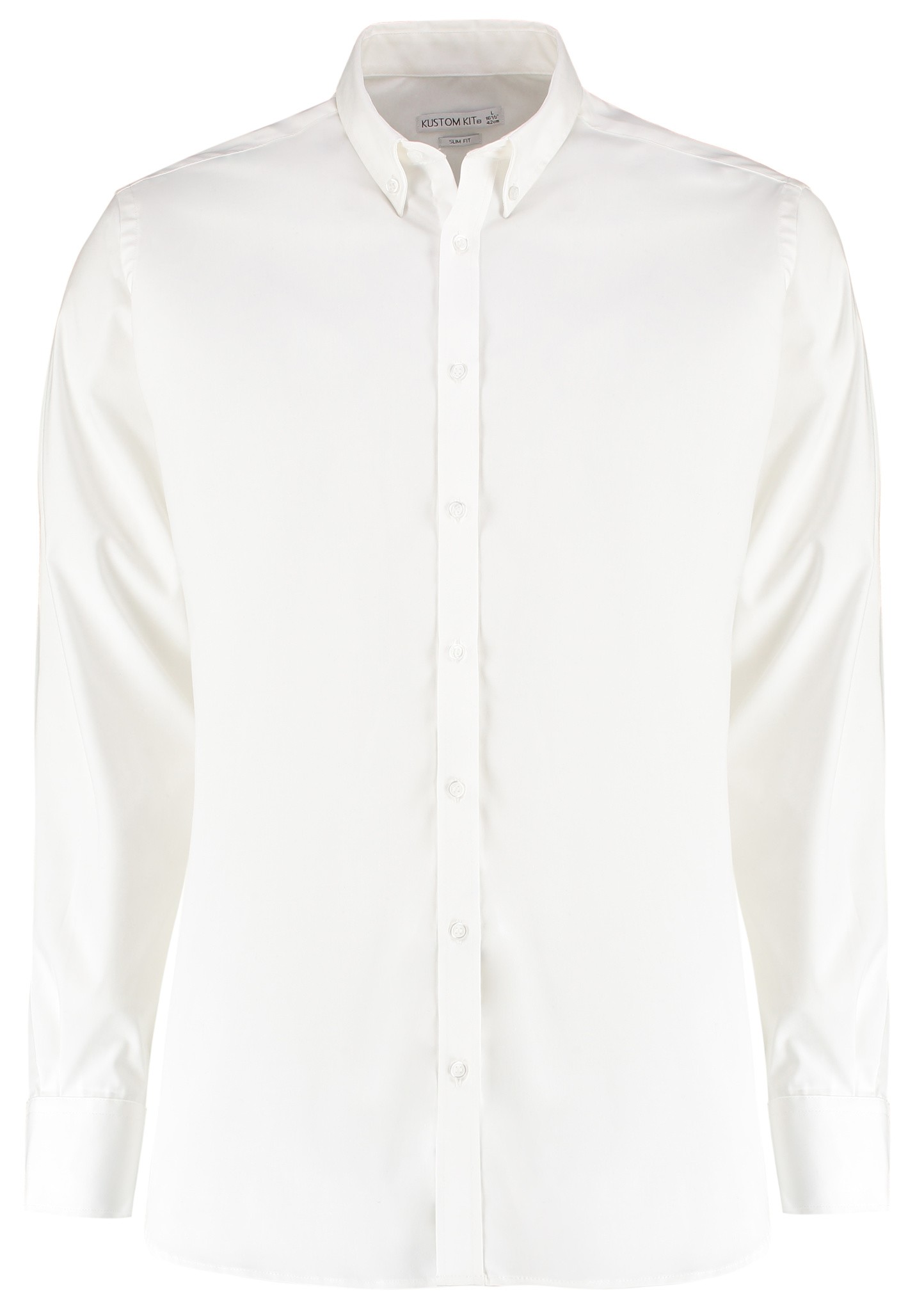 Kustom Kit Stretch Slim Fit Long-Sleeved Oxford Shirt KK182 – Business Shirt