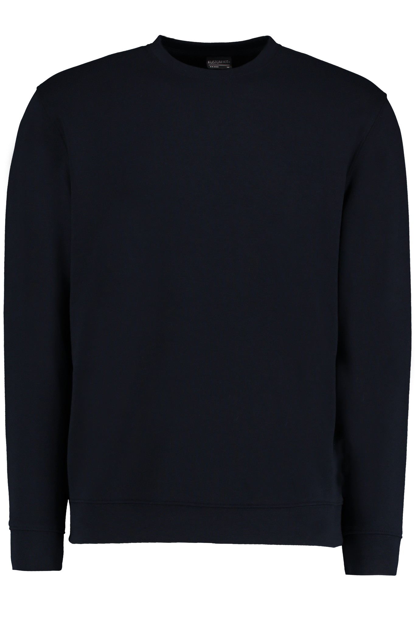 Kustom Kit Felpa Klassic Regular Fit Manica Lunga KK302 - Jersey Cotone - Foto 7 di 7