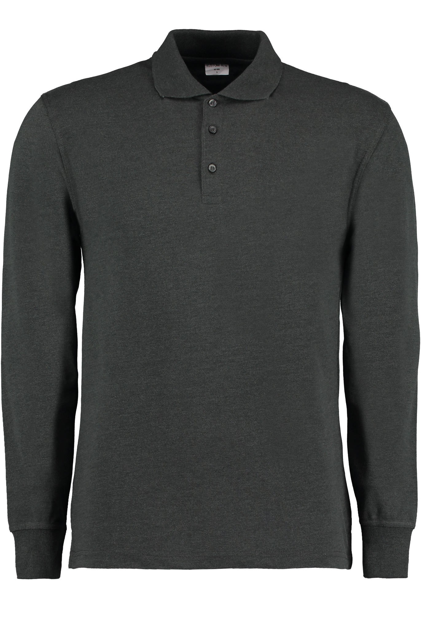 Kustom Kit Classic Fit Langarm Piqué Poloshirt KK430 - Freizeit Poloshirt - Bild 7 von 7