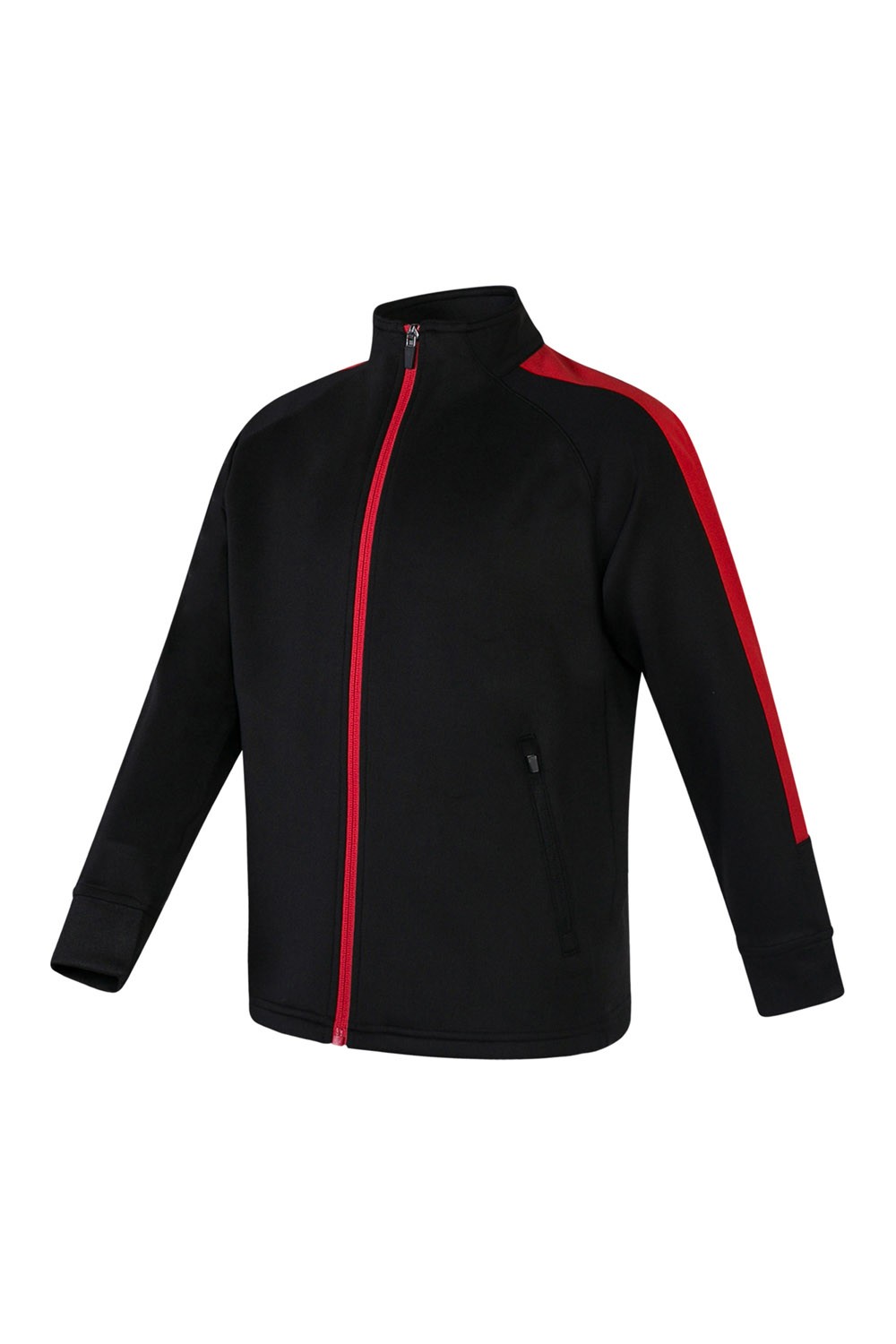 Finden & Hales Kids Knitted Tracksuit Top LV873 - Long Sleeve Activewear Jacket - Picture 31 of 43
