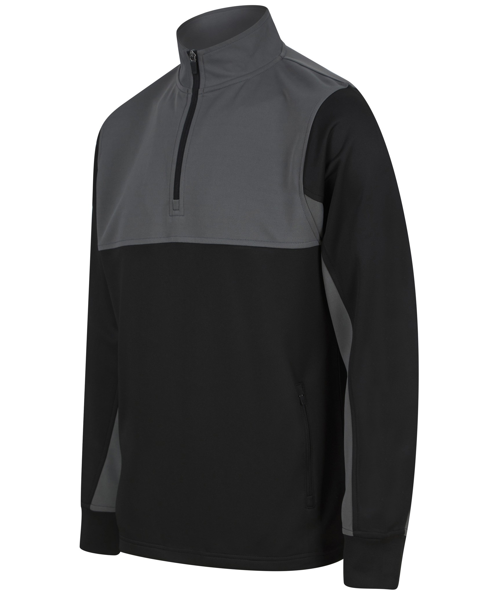 Finden & Hales Kids 1/4 Tracksuit Top LV875 - Zip Jacket High Neck Sweatshirt - Picture 9 of 34