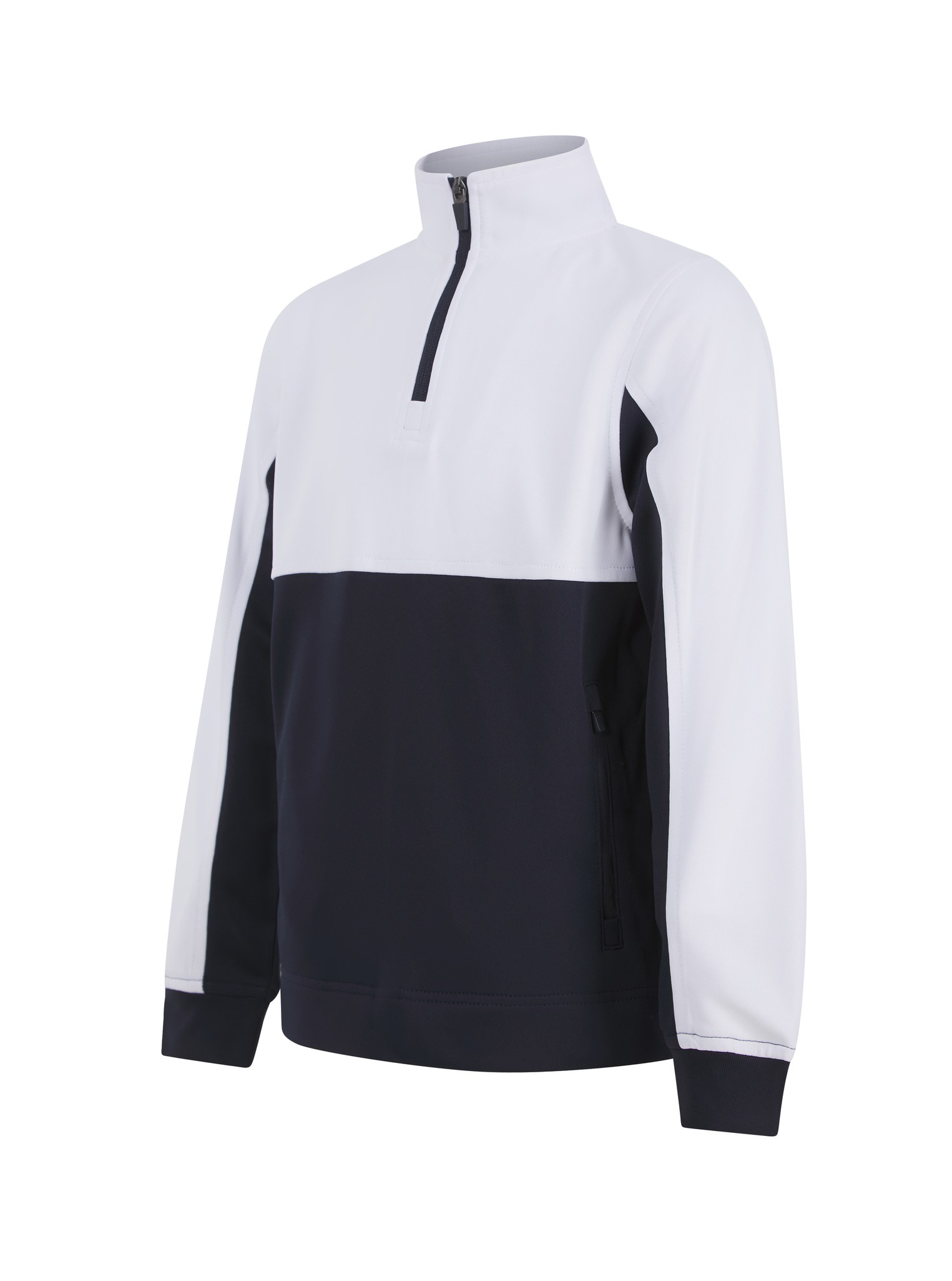 Finden & Hales Kids 1/4 Tracksuit Top LV875 - Zip Jacket High Neck Sweatshirt - Picture 33 of 34