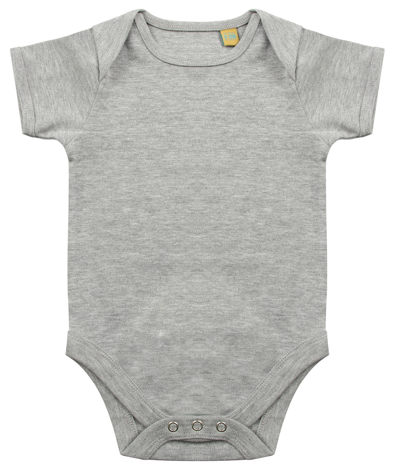Body completo a maniche corte per bambini Larkwood LW055 - Tuta apribile a popper in cotone più morbido - Foto 11 di 22