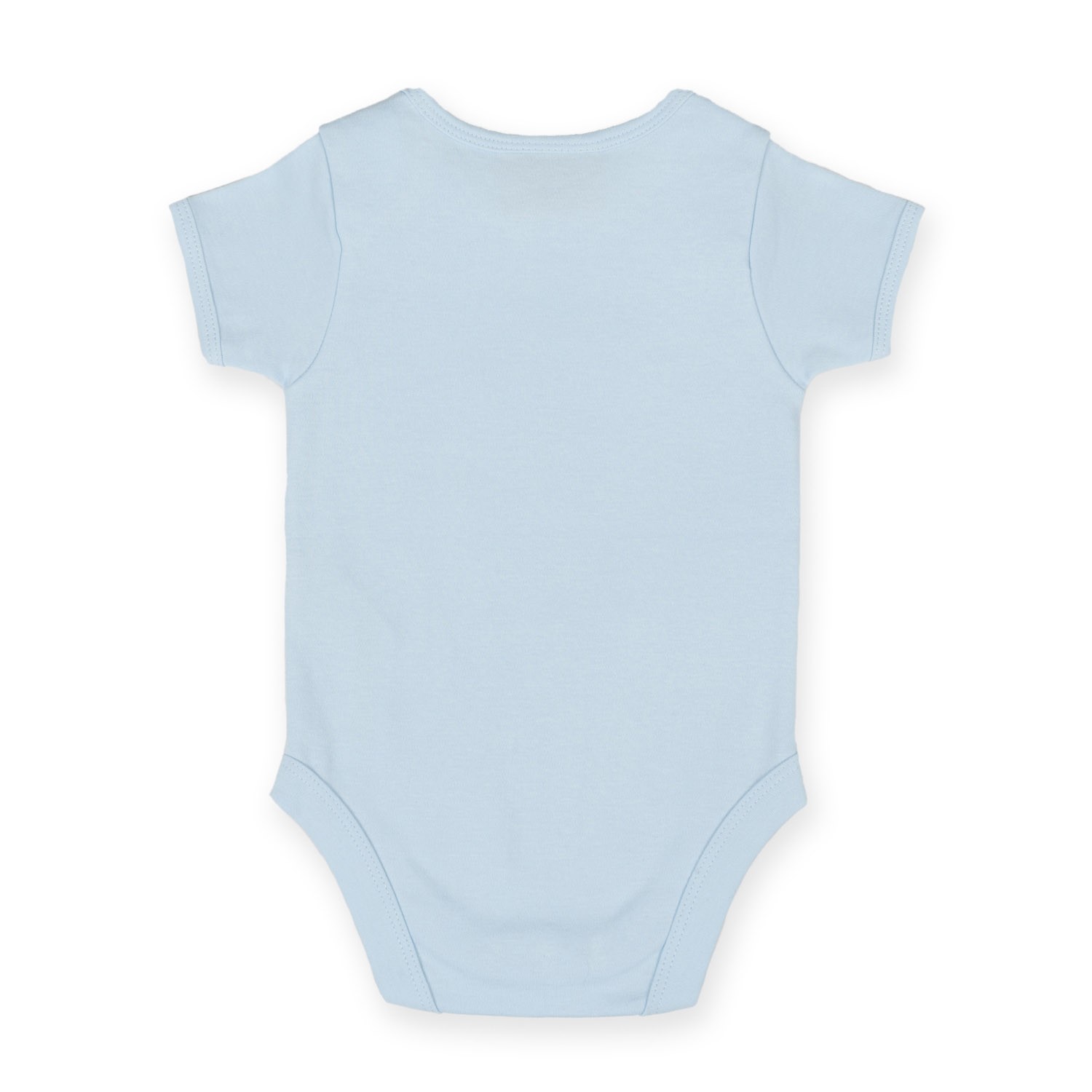 Body completo a maniche corte per bambini Larkwood LW055 - Tuta apribile a popper in cotone più morbido - Foto 16 di 22