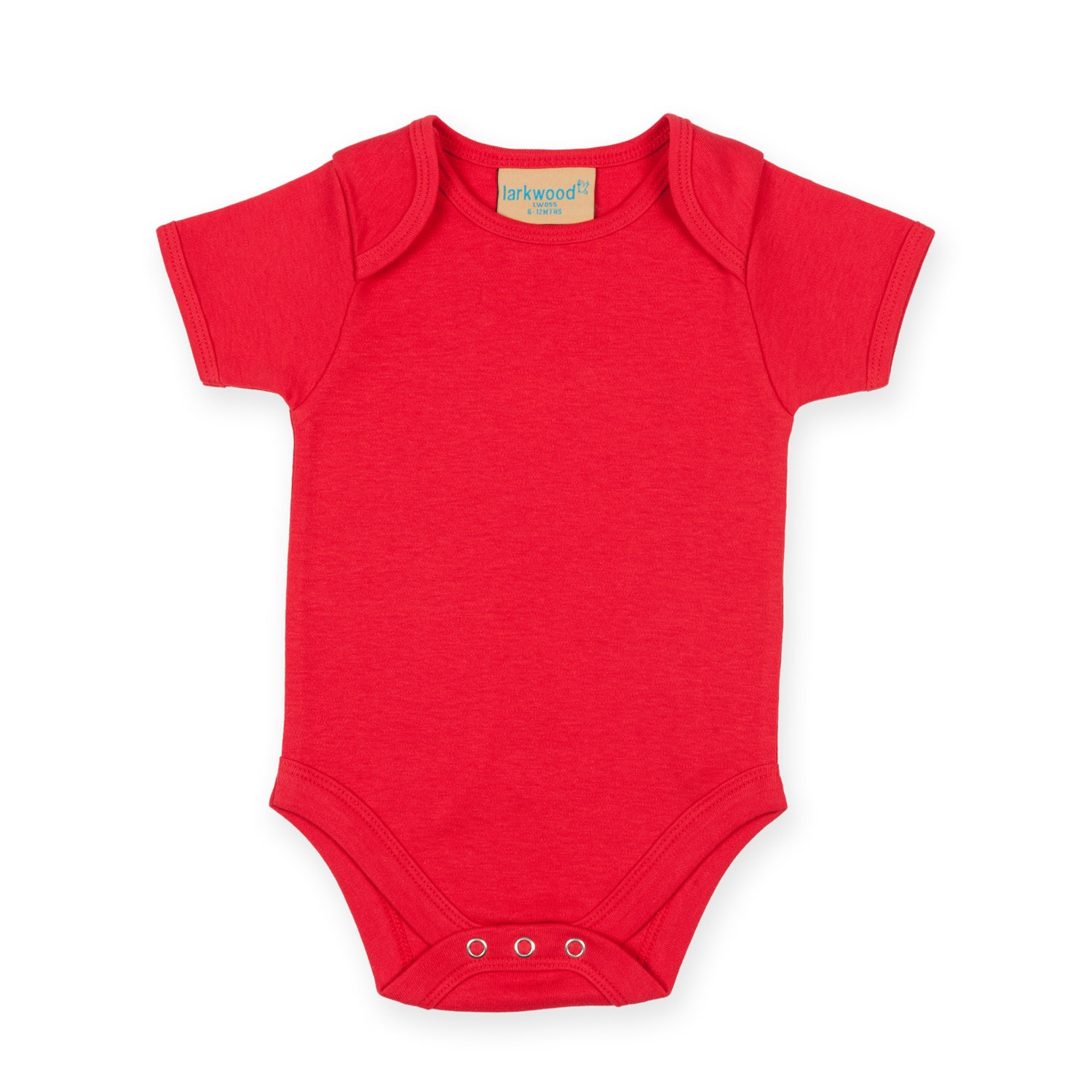 Body completo a maniche corte per bambini Larkwood LW055 - Tuta apribile a popper in cotone più morbido - Foto 19 di 22
