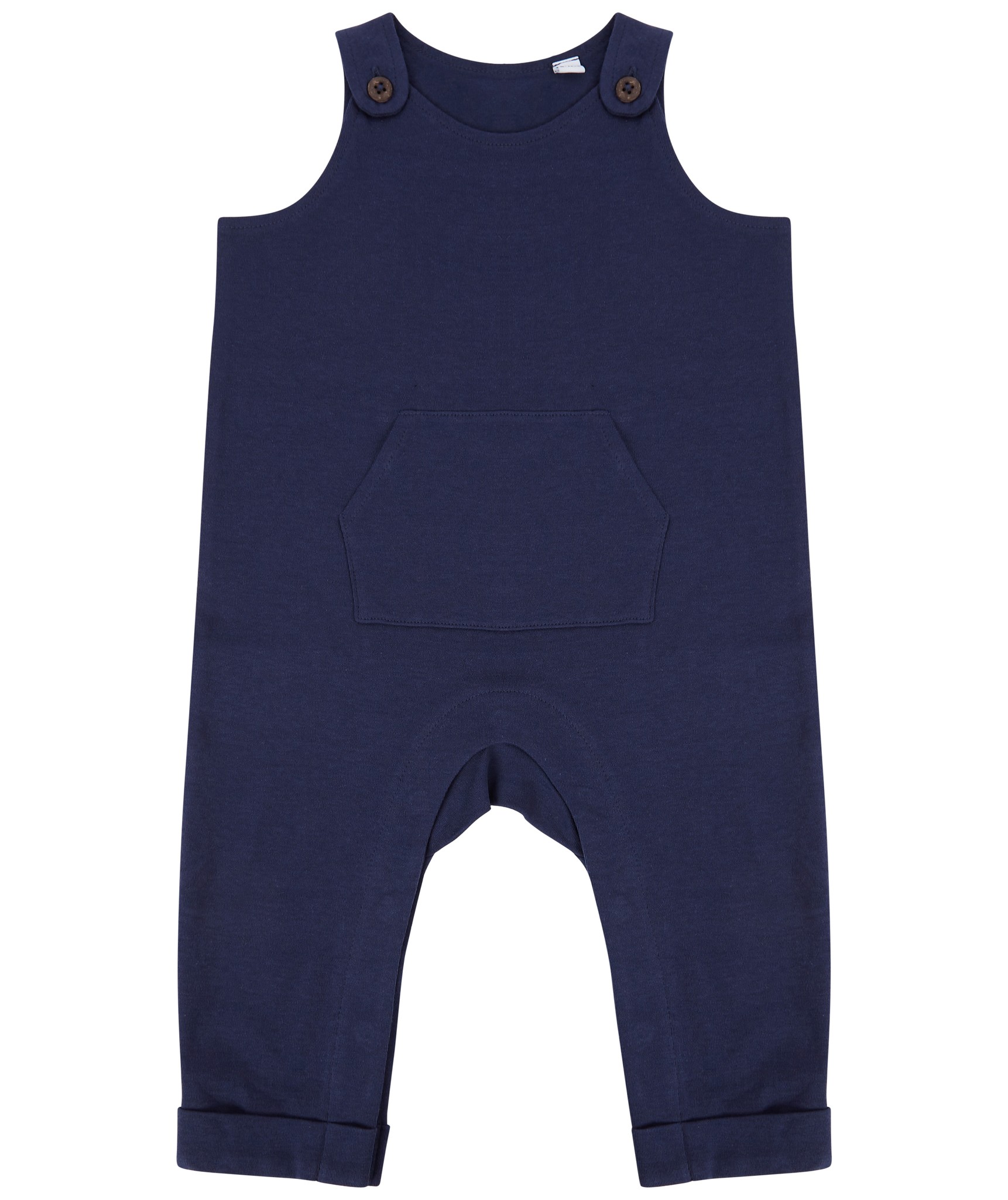 Larkwood Organic cotton dungaree – Sustainable fabric, Kangaroo pocket