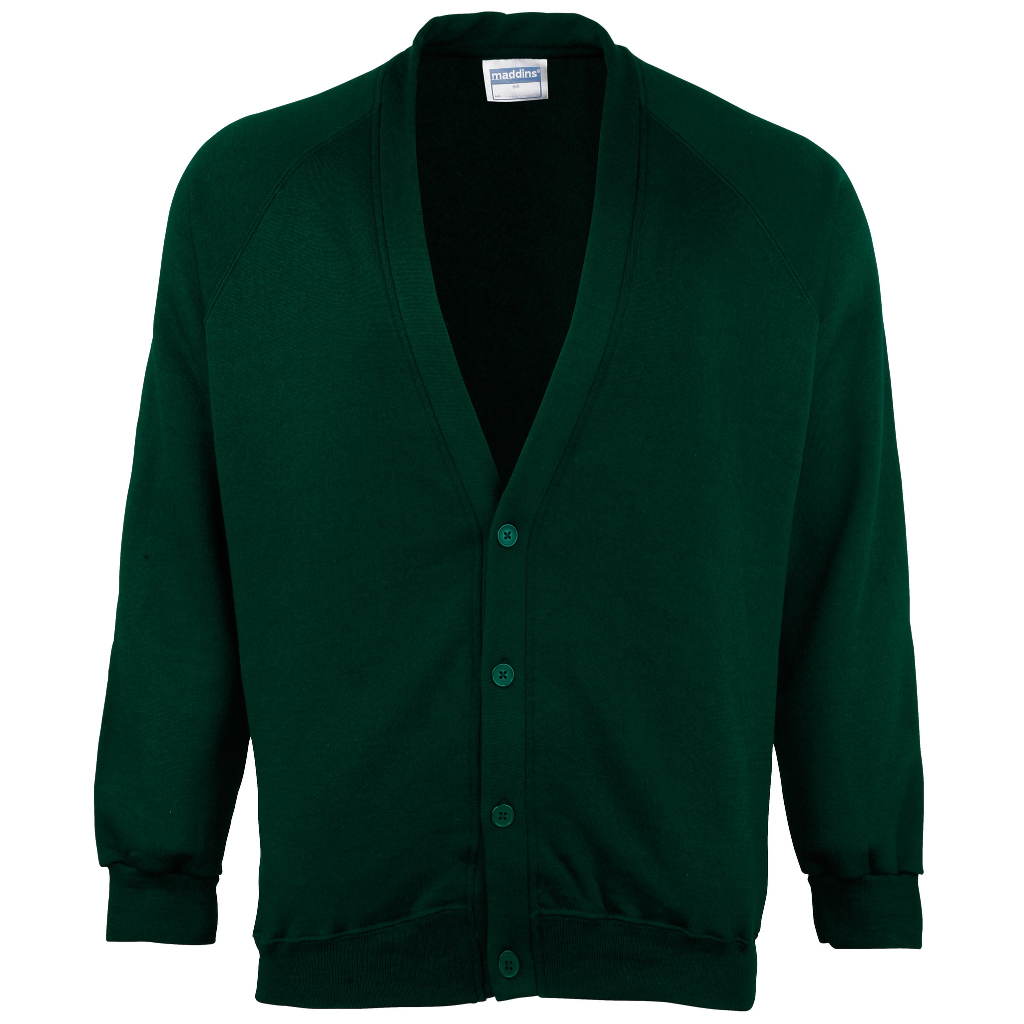 Maddins V-Neck Easycare Kids Coloursure Cardigan (MD04B) - Kids Plain Sweatshirt - Picture 11 of 15