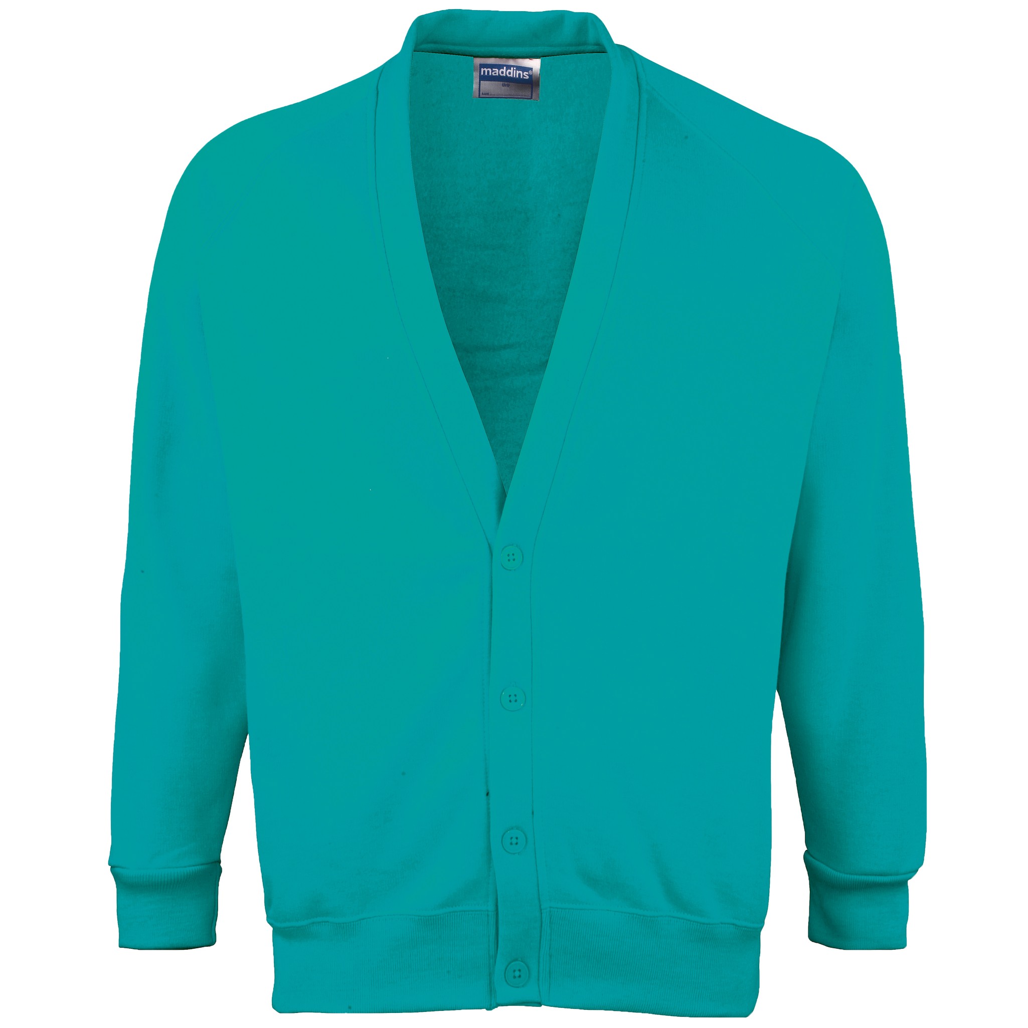 Maddins V-Neck Easycare Kids Coloursure Cardigan (MD04B) - Kids Plain Sweatshirt - Picture 15 of 15