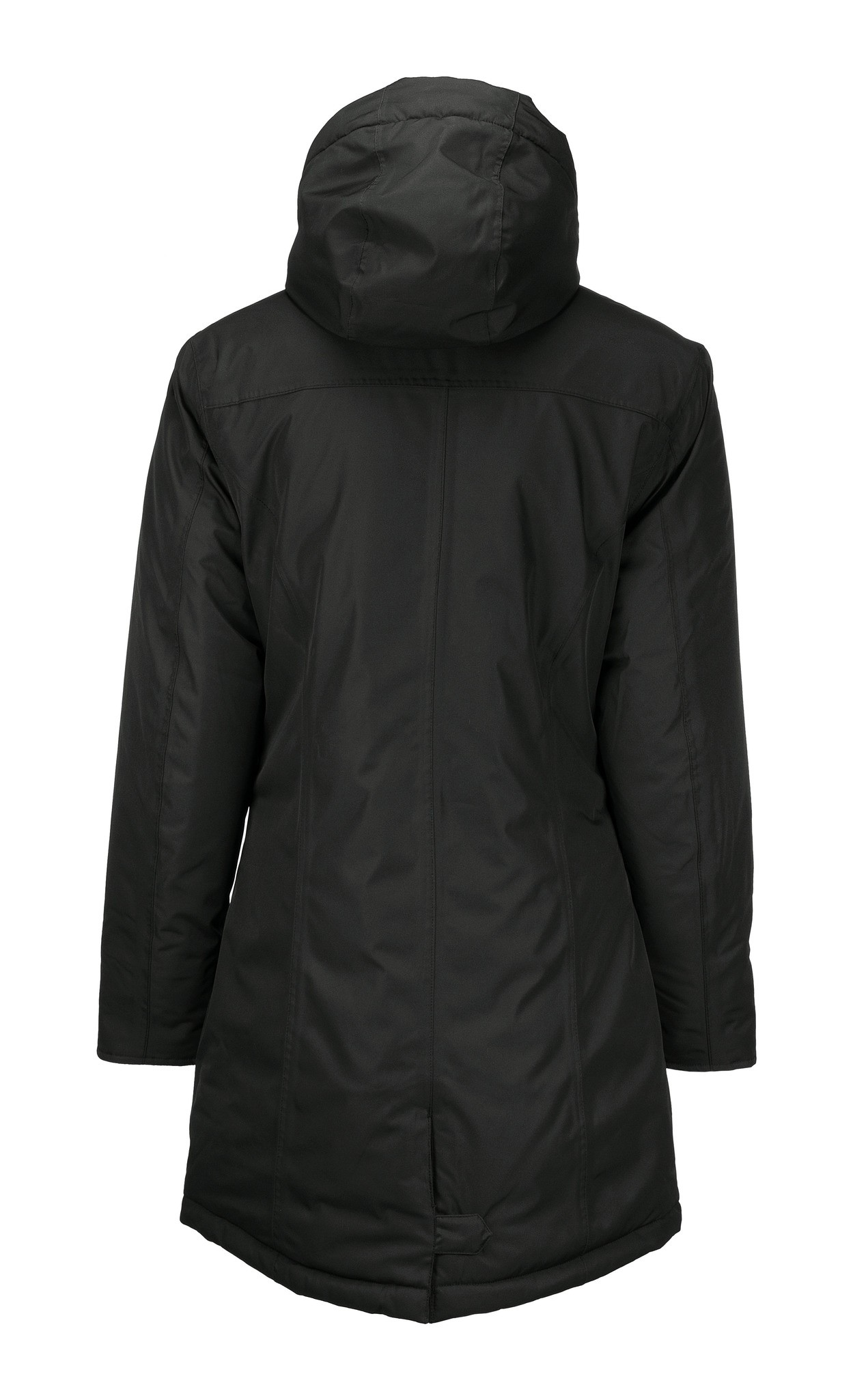 Pre-owned Nimbus Women's Mapleton Urban Tech Parka Nb77f - Ladies Plain Hooded Long Coat In Black