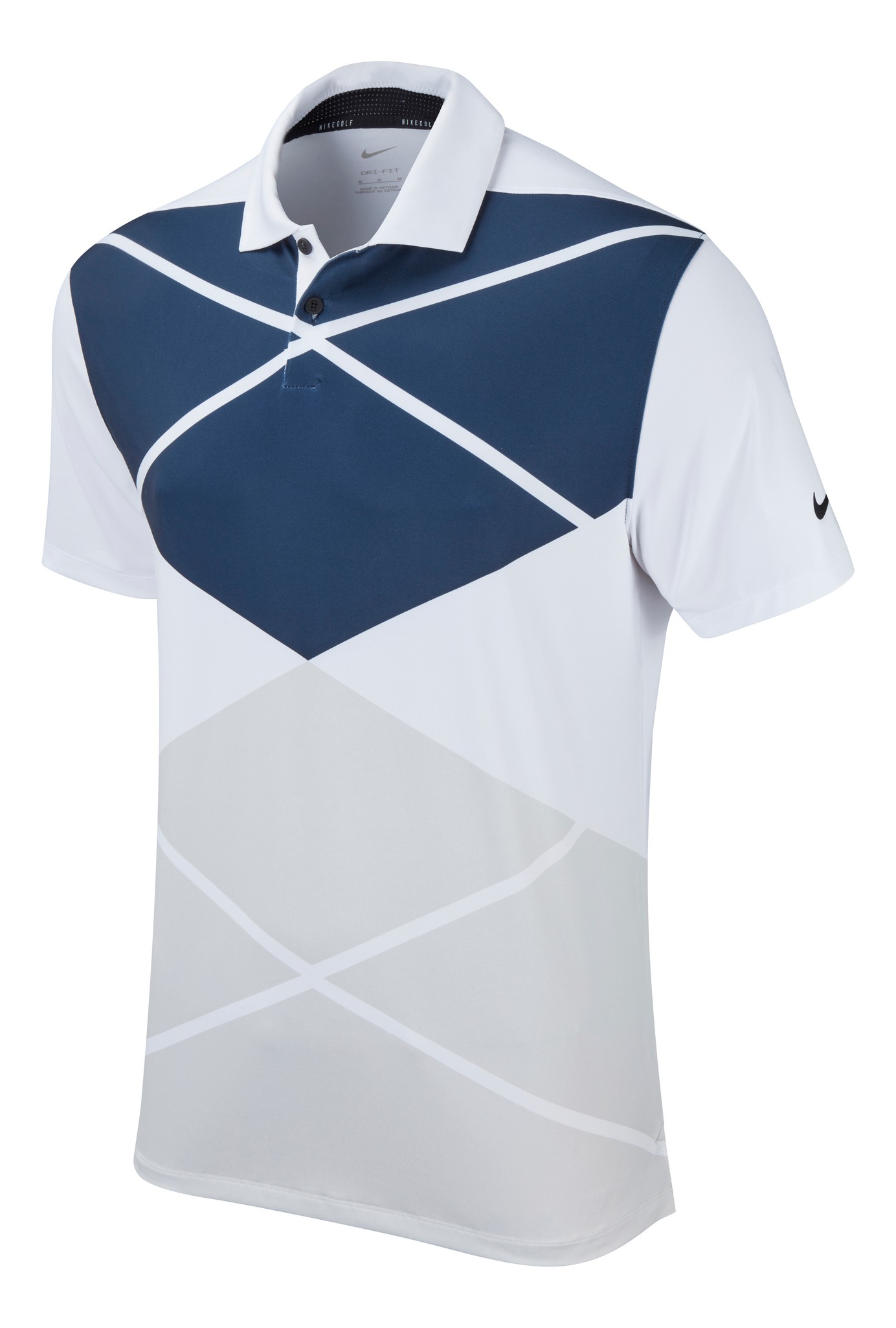 Nike vapor argyle print polo dh0609 - tee suave tee dri-fit tecnología - Imagen 13 de 13