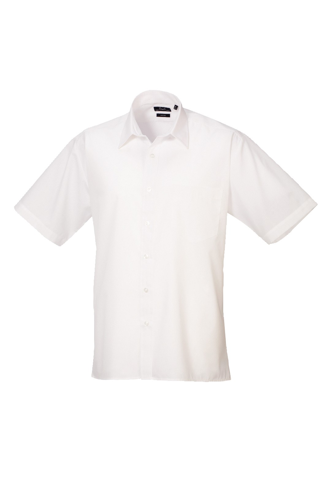 Premier Short Sleeve Poplin Shirt PR202 - Unisex Formal Workwear Office Shir - Picture 13 of 13