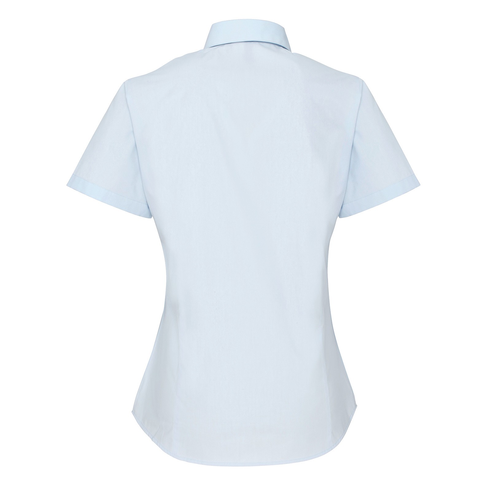 Premier Women's Supreme Poplin Short Sleeve Shirt (PR309) - Formal Office Wear - Picture 10 of 12