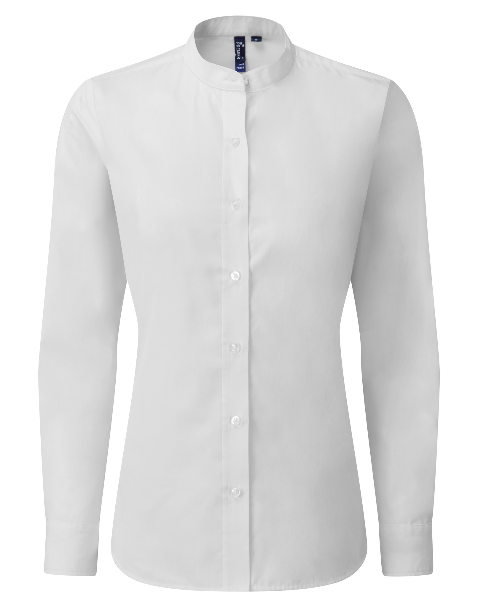 Camicia Premier donna colletto a fascia 'nonno' PR358 - Hospitalitywear - Foto 11 di 13