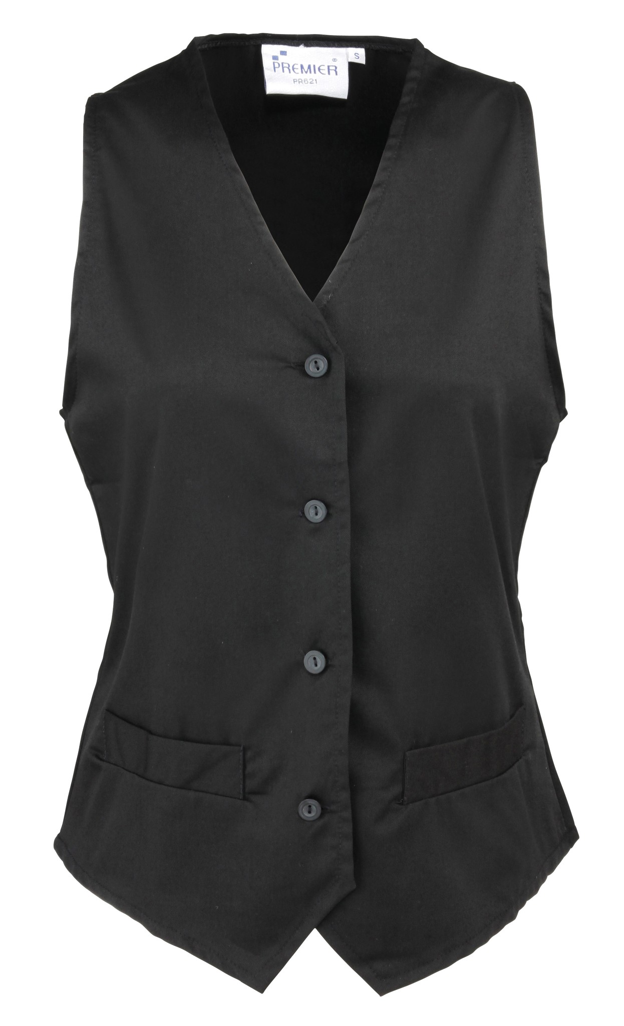 Premier Women's Hospitality Waistcoat (PR621) - Ladies Bar Waistcoat Workwear