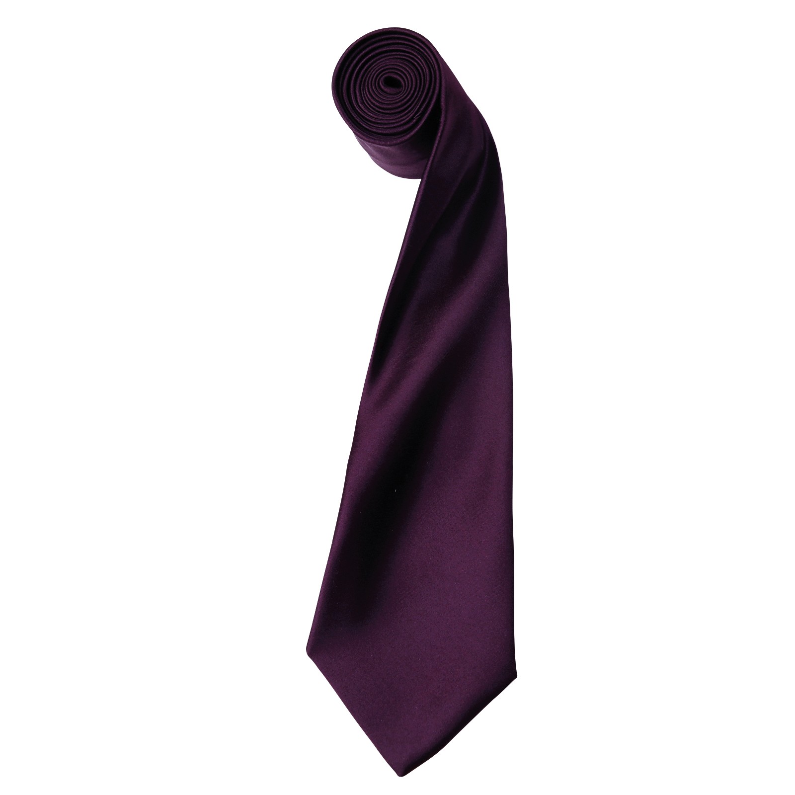 Premier Colours Satin Tie (PR750) - Lustrous Fashion Wear Smart Neck Tie - Picture 7 of 43