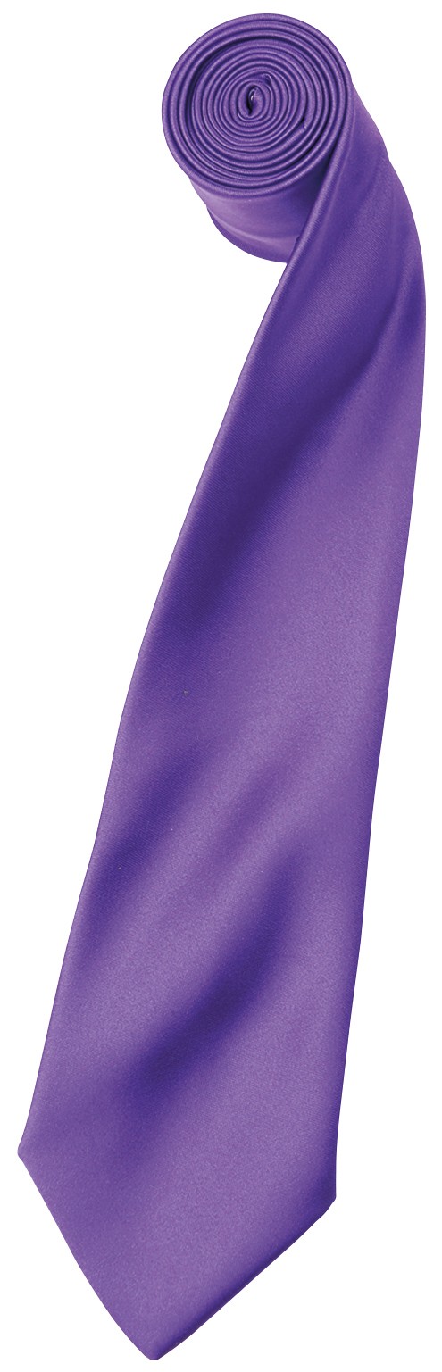 Premier Colours Satin Tie (PR750) - Lustrous Fashion Wear Smart Neck Tie - Picture 32 of 43