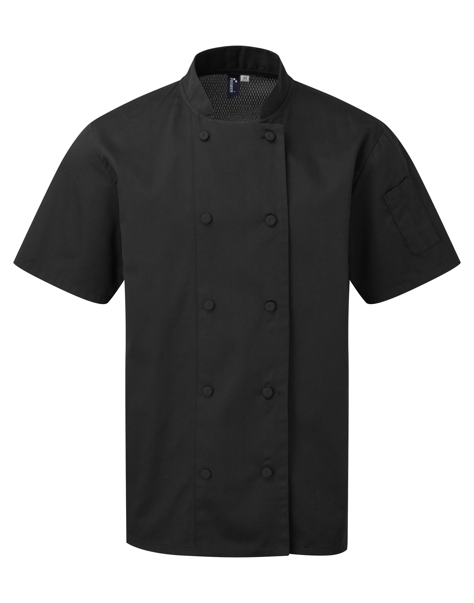 Premier Chefs Coolchecker Giacca Maniche Corta PR902 - Giacca Cappotto Chefwear Top - Foto 9 di 11