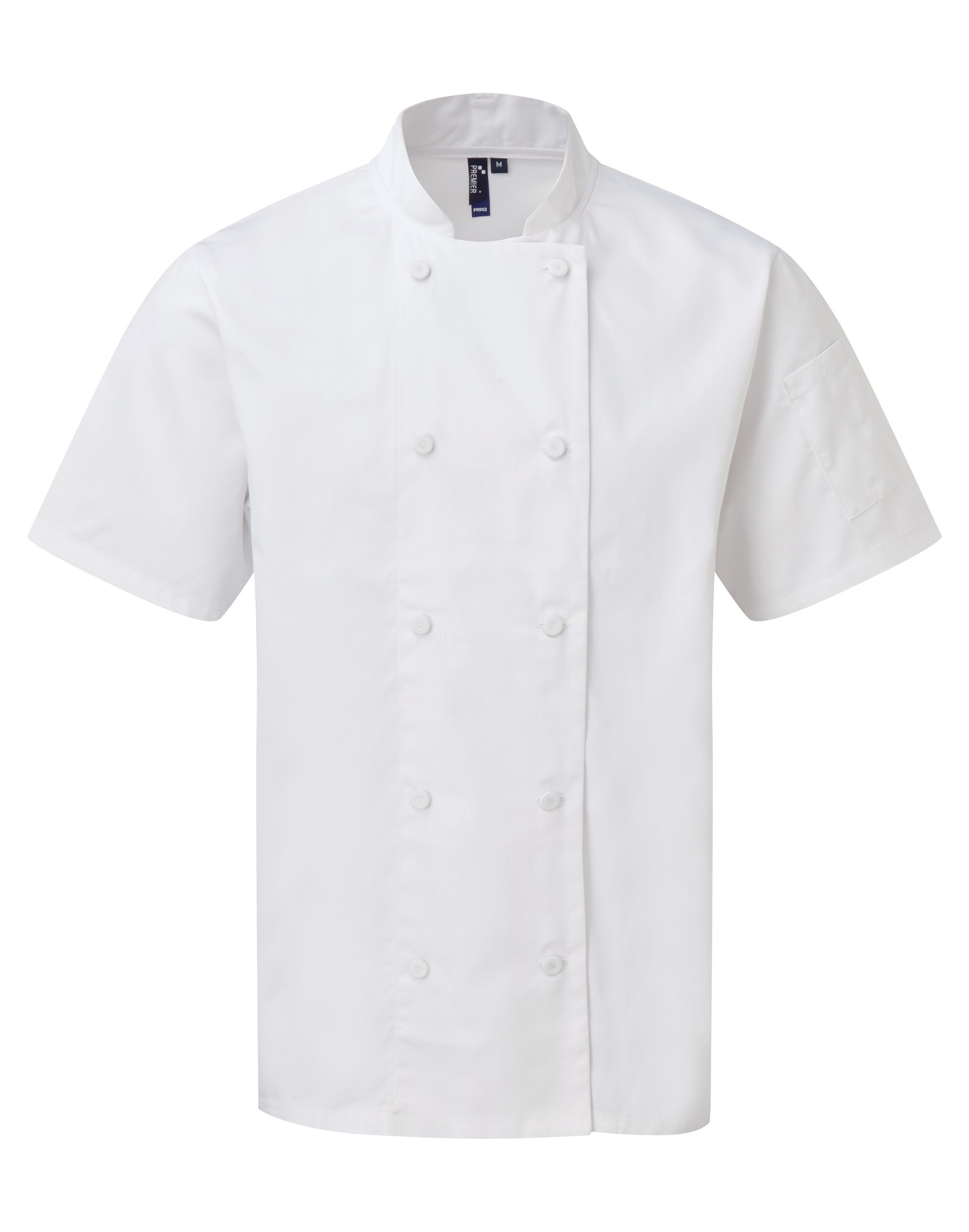 Premier Chefs Coolchecker Giacca Maniche Corta PR902 - Giacca Cappotto Chefwear Top - Foto 10 di 11