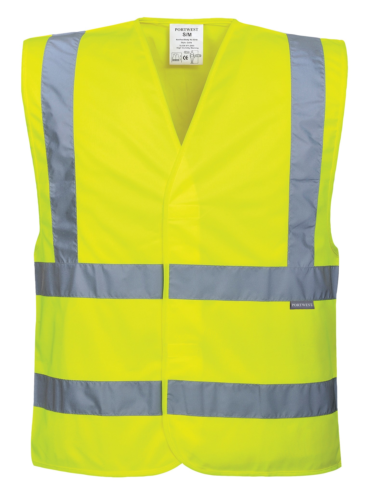 Portwest Hi-vis two-band-and-brace vest (C470) C470