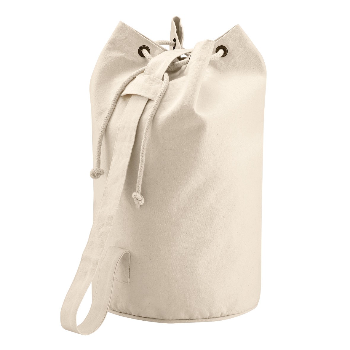 Quadra Canvas 100% Cotton Duffle Bag (QD27) - Durable Mens Womens Backpack