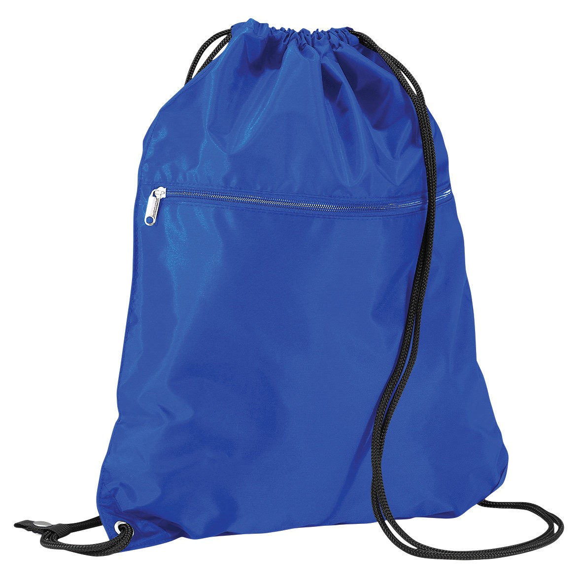Quadra Unisex Premium Gymsac Drawstring Bag with Zipped Compartment (QD71) - Picture 10 of 10