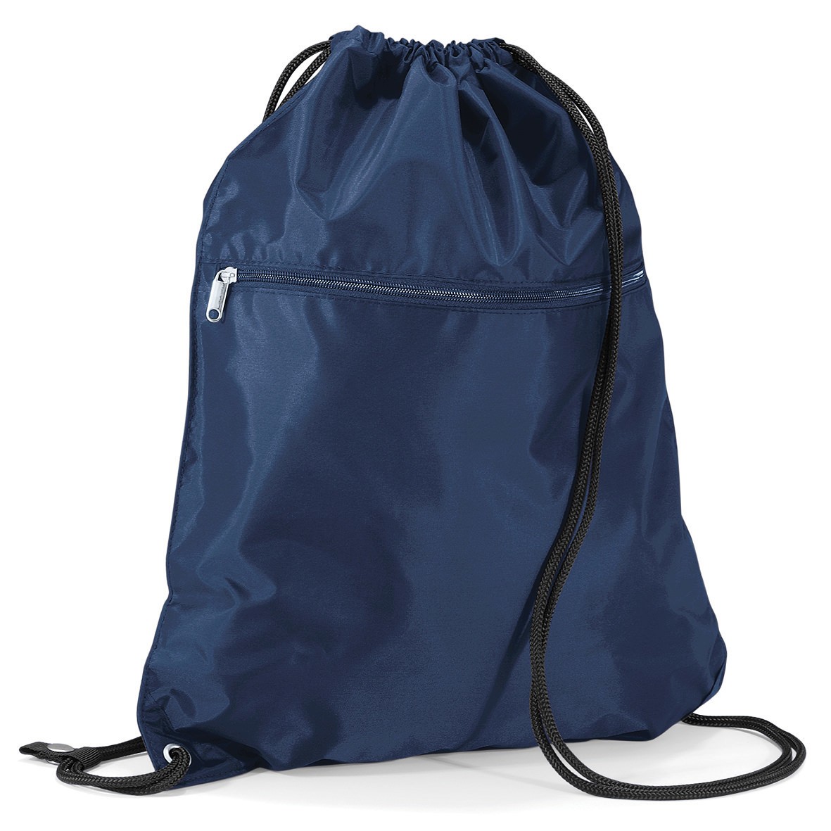 Quadra Unisex Premium Gymsac Drawstring Bag with Zipped Compartment (QD71) - Picture 9 of 10