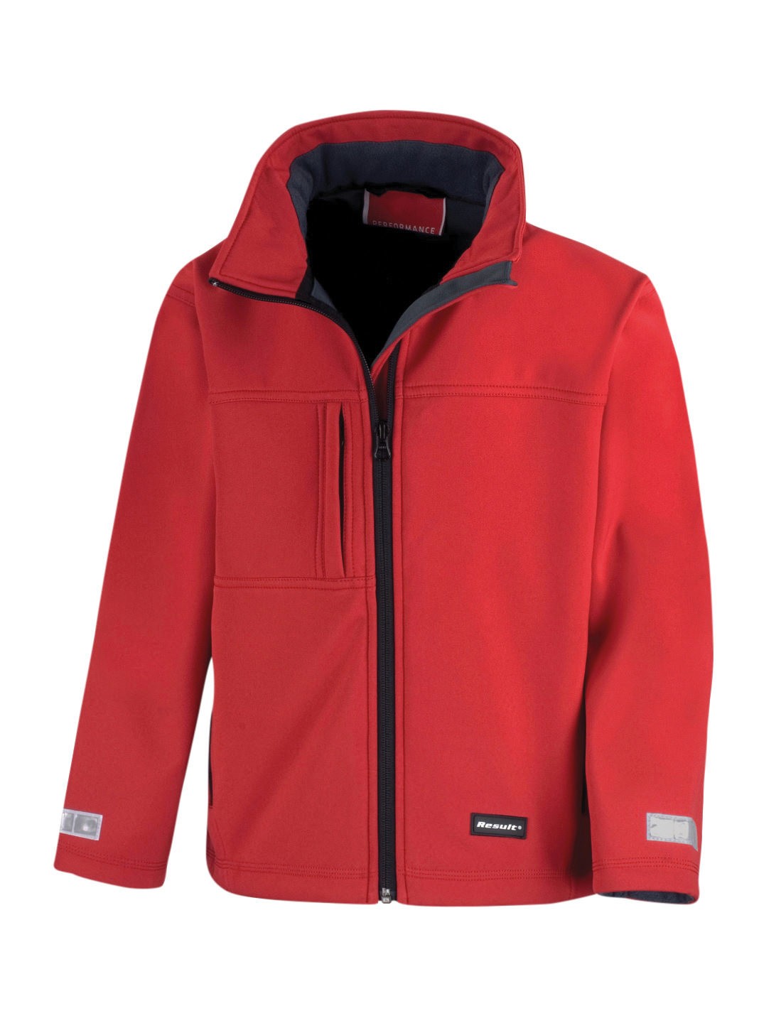 Result Junior Classic Softshell 3-Layer Jacket R121J-Y -Kid Winterwear Warm Coat - Picture 8 of 8