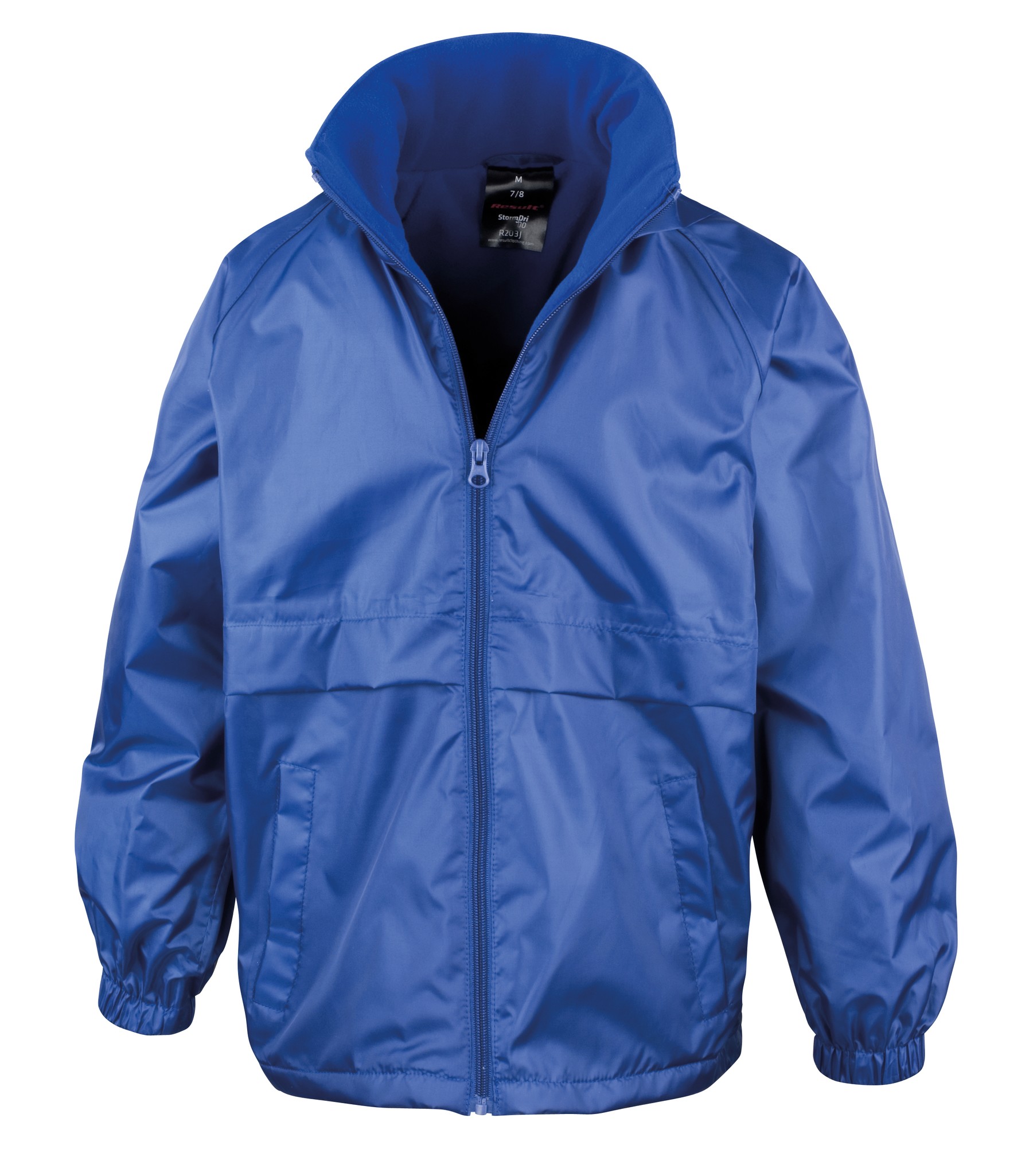 Result Core Junior Microfleece Lined Jacket R203J-Y - Waterproof Childrens Coat - Picture 14 of 14