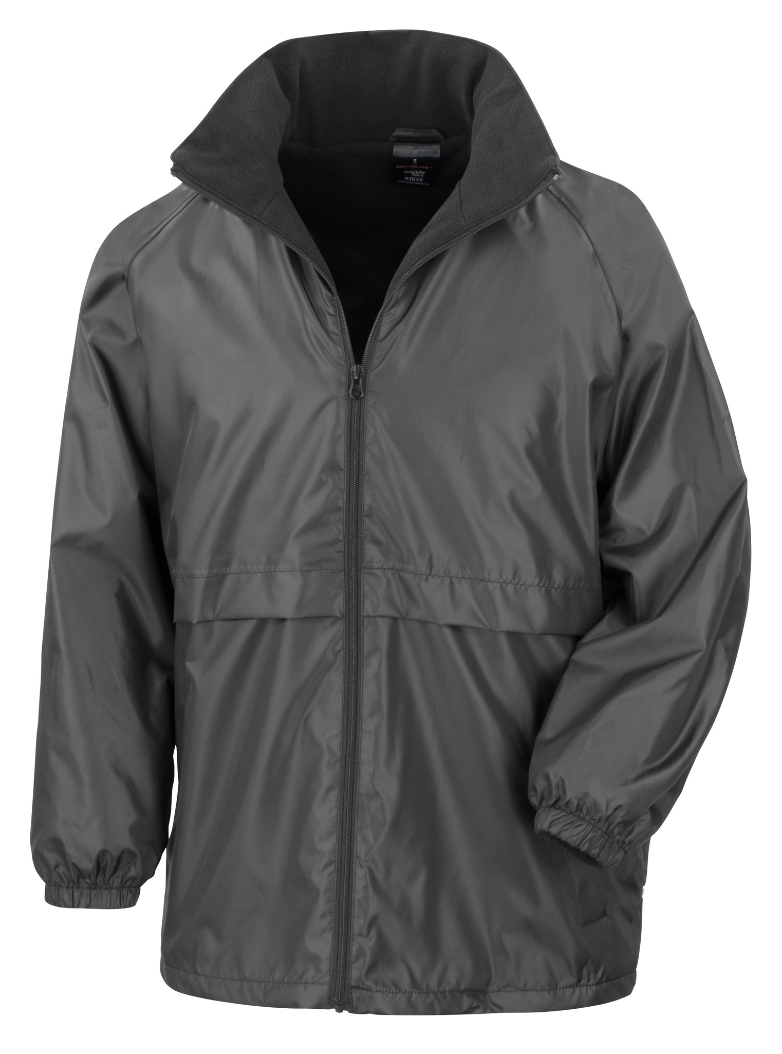 Result Core Unisex Microfleece Lined Jacket R203X - Waterproof Workwear Coat - Picture 9 of 15