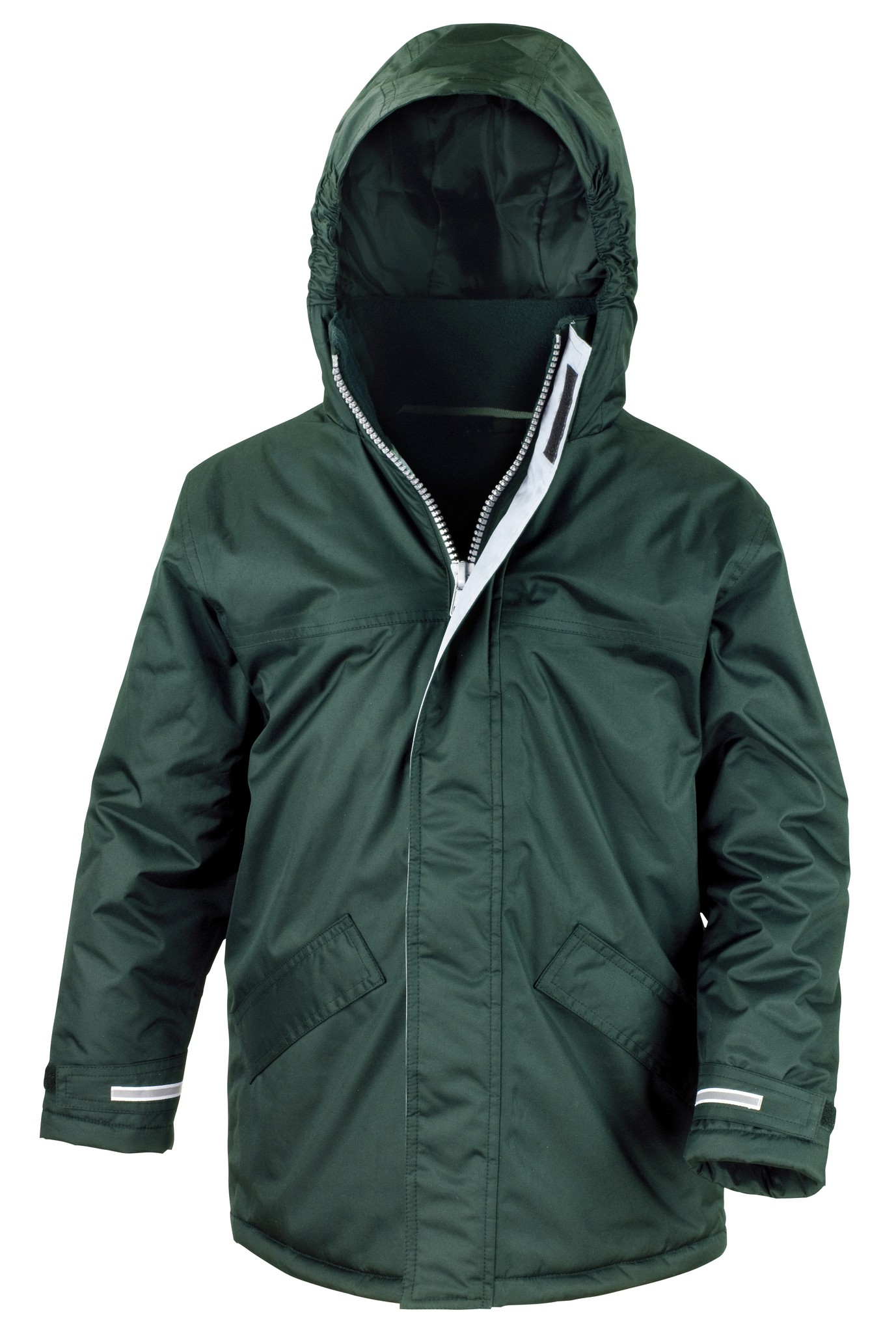 Result Core Junior Winterwear Parka R207J - Childrens Kids Long Coat Warm Jacket - Picture 14 of 14