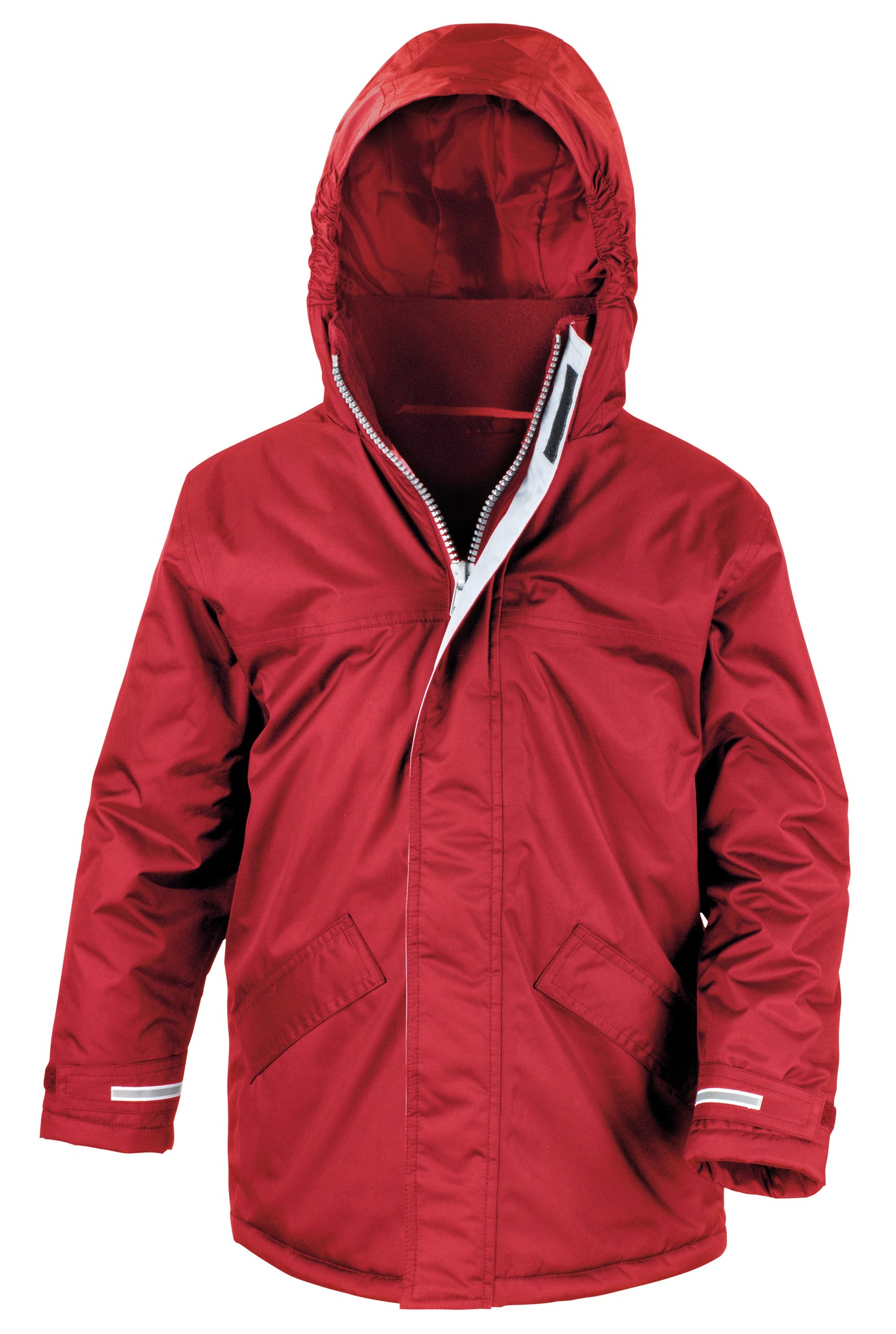 Result Core Junior Winterwear Parka R207J - Childrens Kids Long Coat Warm Jacket - Picture 10 of 14