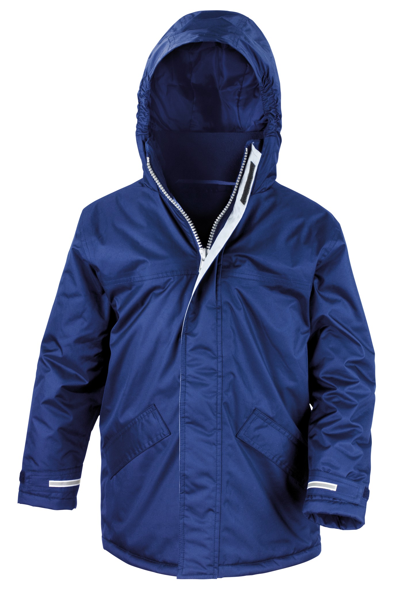 Result Core Junior Winterwear Parka R207J - Childrens Kids Long Coat Warm Jacket - Picture 11 of 14