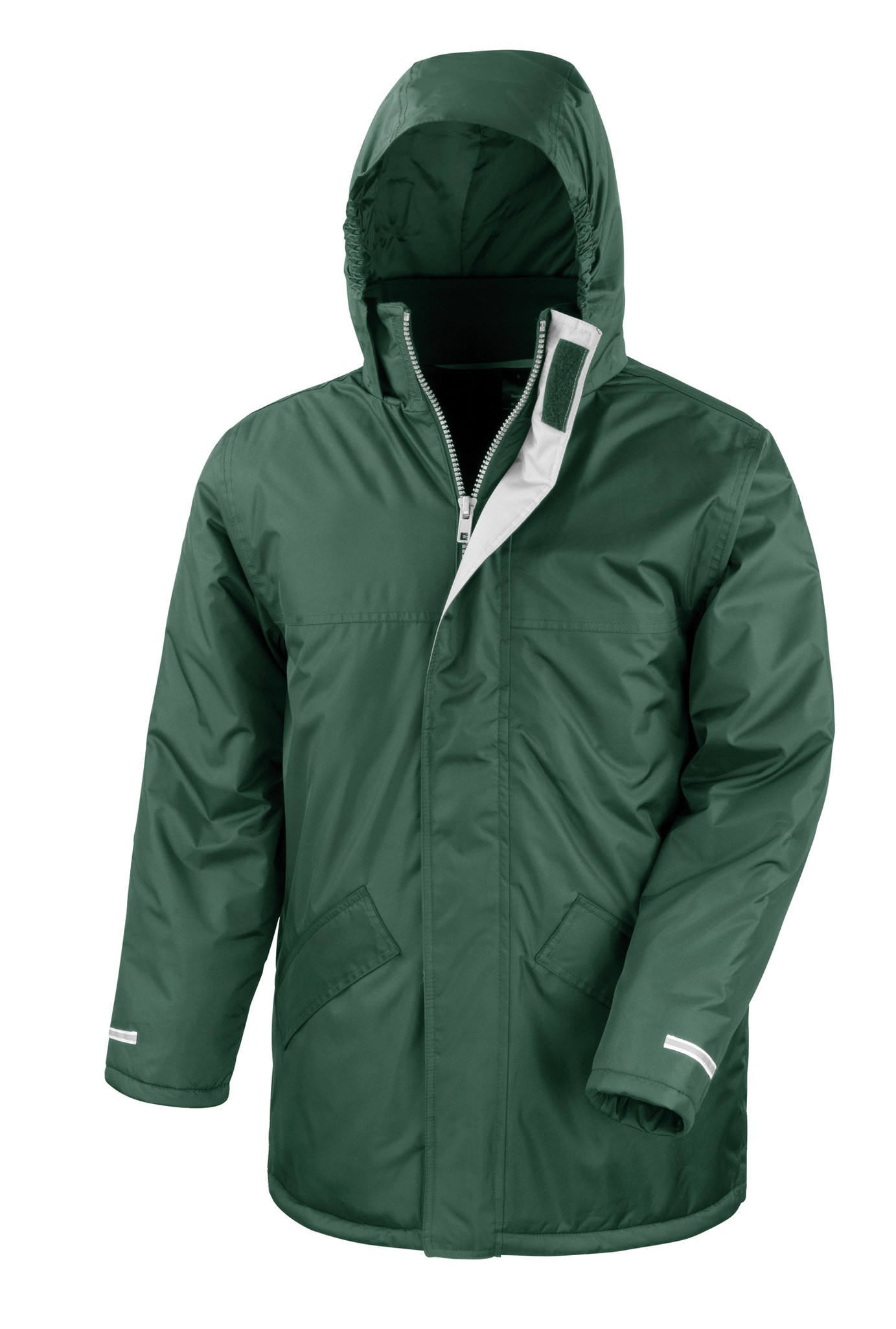 Result Core Unisex Winter Long Parka R207X - Waterproof Jacket Hooded Warm Coat - Picture 9 of 14