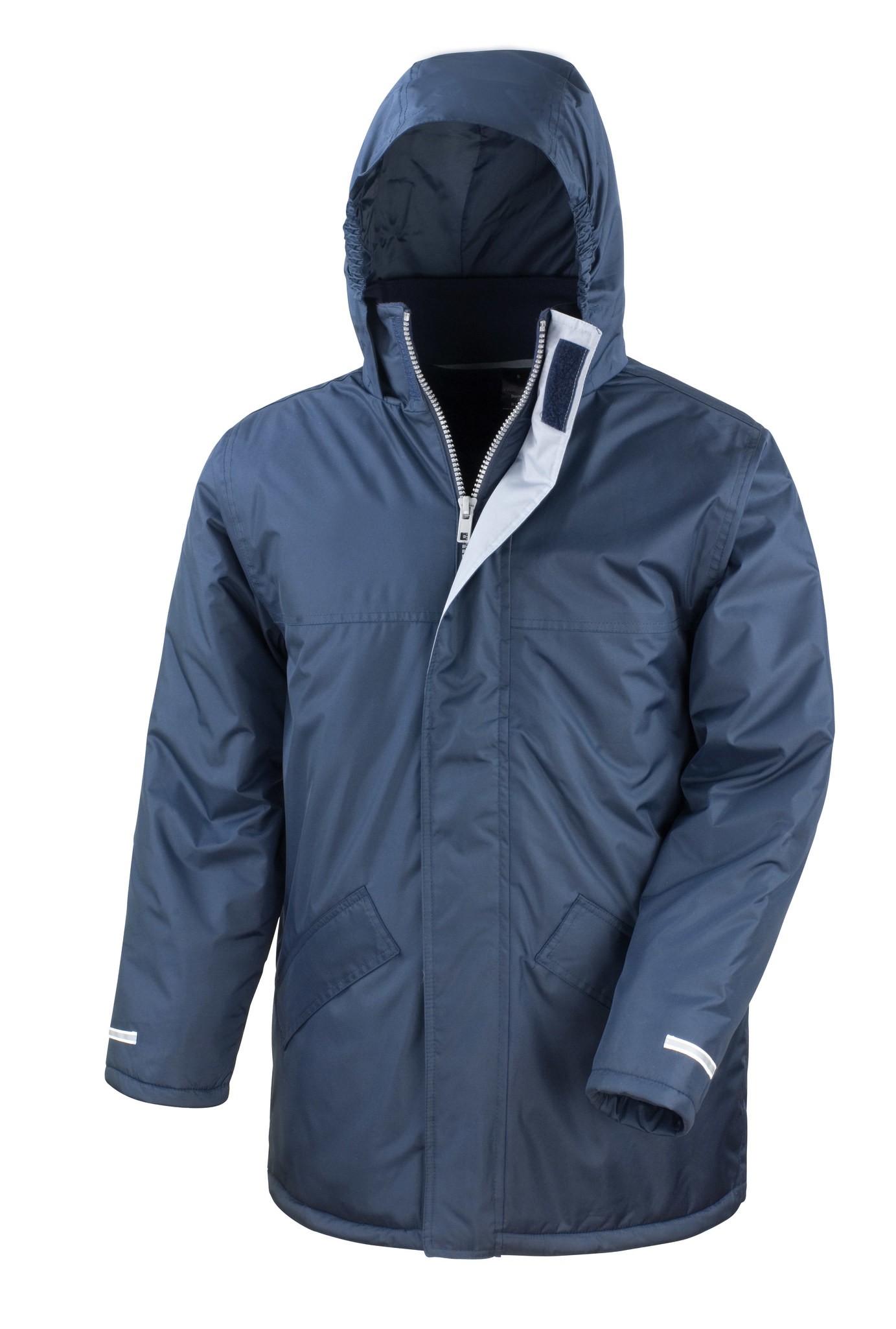 Result Core Unisex Winter Long Parka R207X - Waterproof Jacket Hooded Warm Coat - Picture 11 of 14