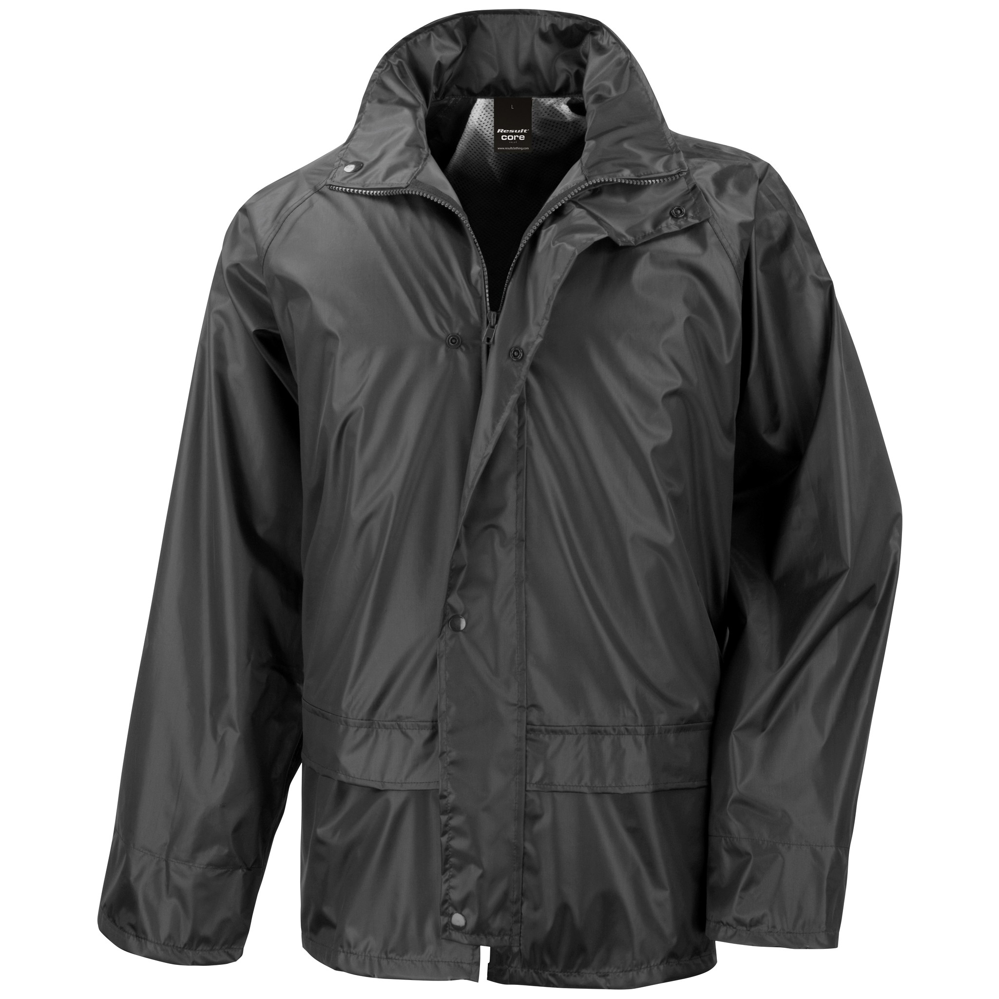 Chaqueta de Lluvia Result Core Unisex R227X - Abrigo con Capucha Impermeable A Prueba de Viento Exterior - Imagen 5 de 6