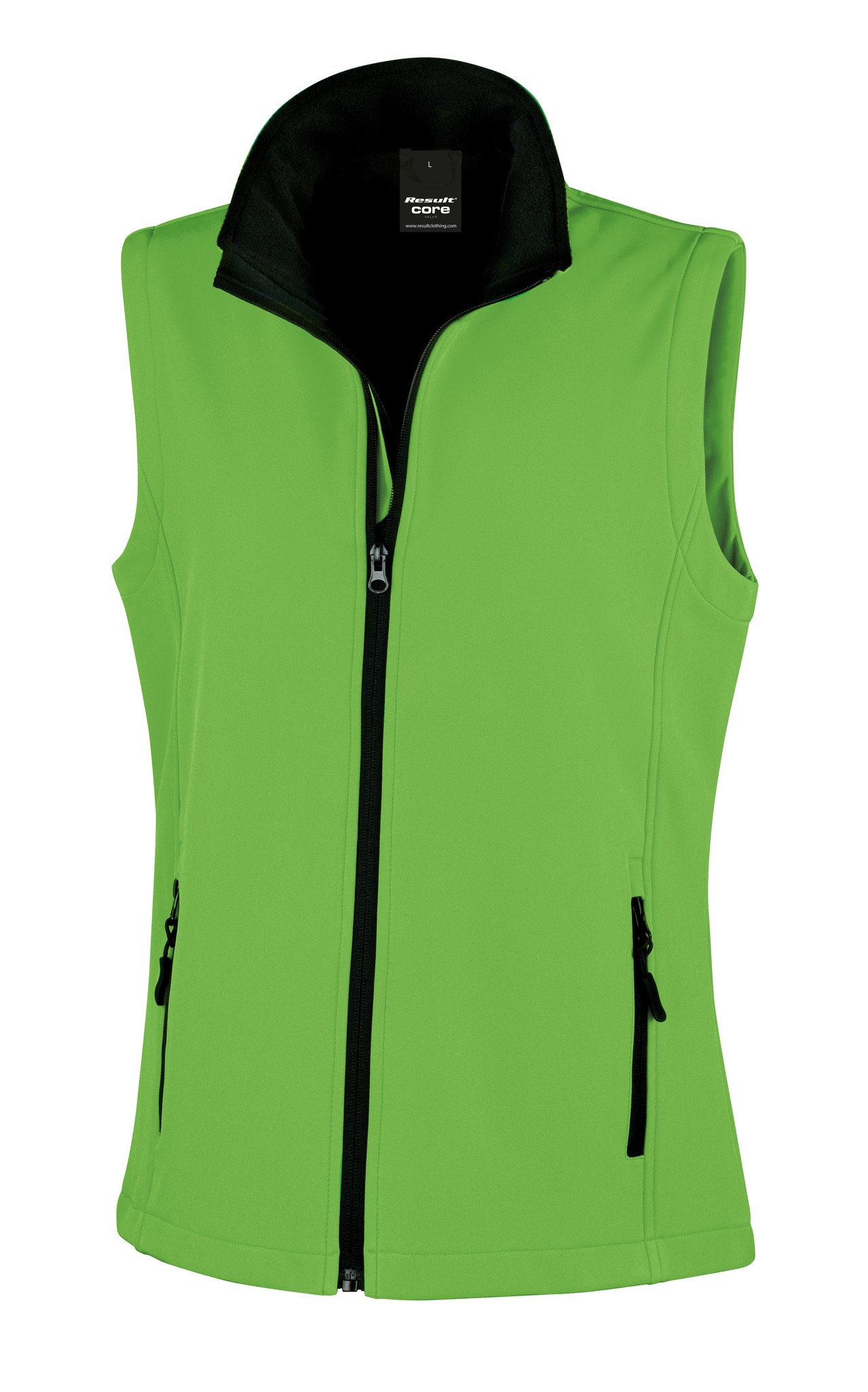 Result Core Women&rsquo;s Printable Softshell Bodywarmer Gliet R232F-Ladies Winterwear