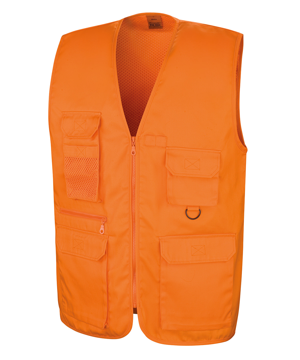 Result Work-Guard Men's Adventure Safari Waistcoat (R045X)-PPE Gillet Bodywarmer - Picture 10 of 10