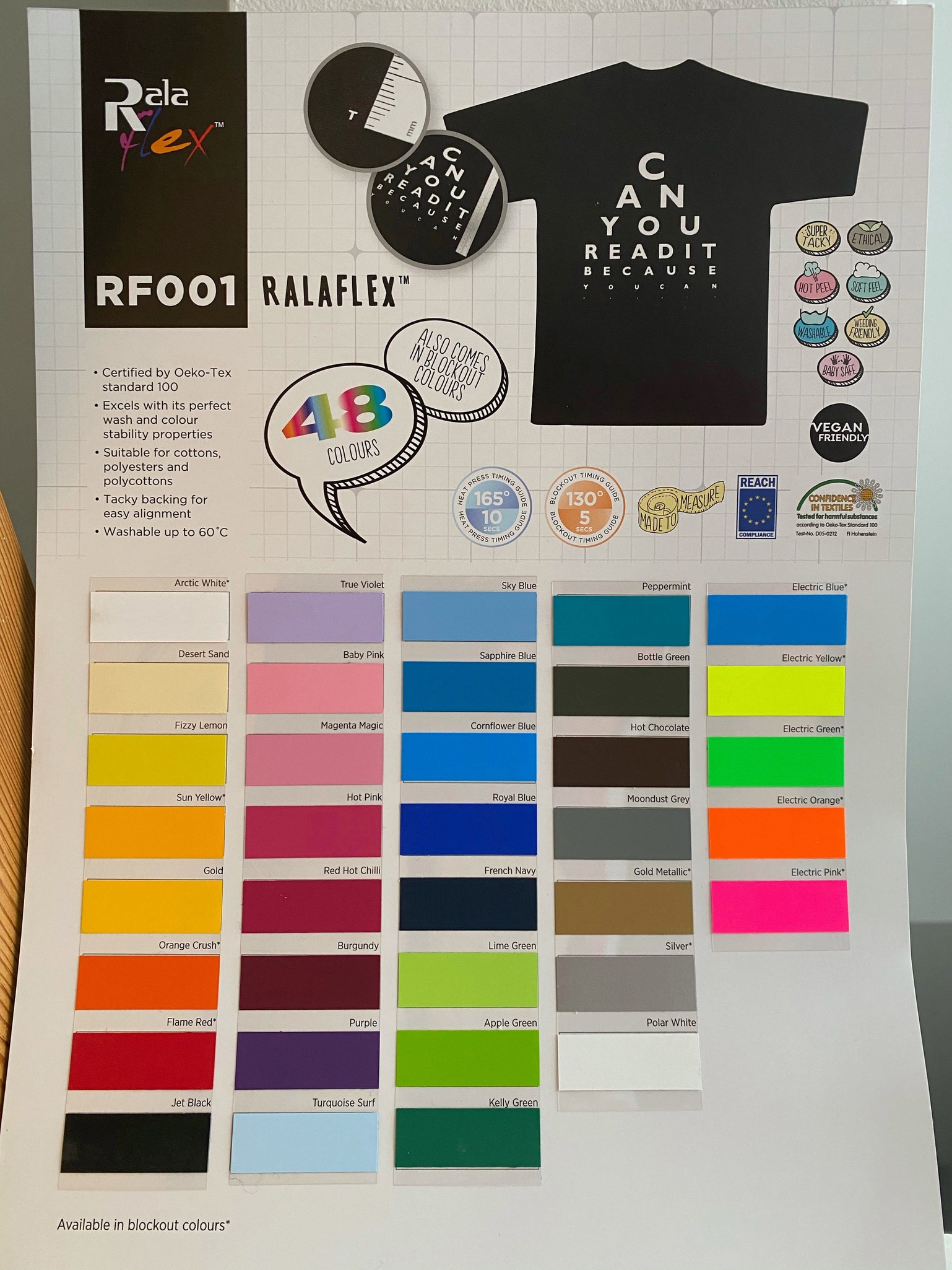 Swatch Cards RF300 - A4 Cards - Picture 9 of 11