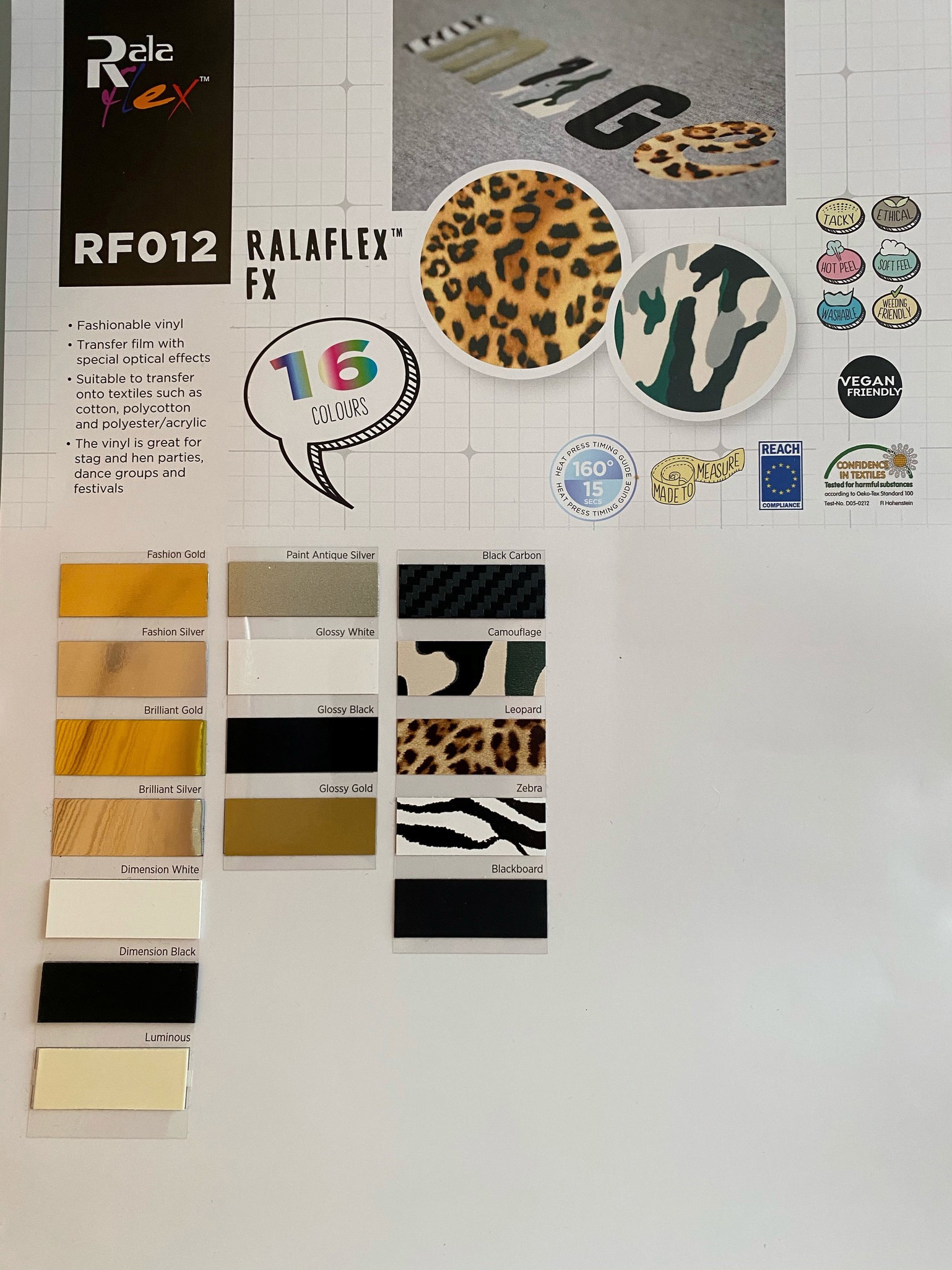 Swatch Cards RF300 - A4 Cards - Picture 10 of 11