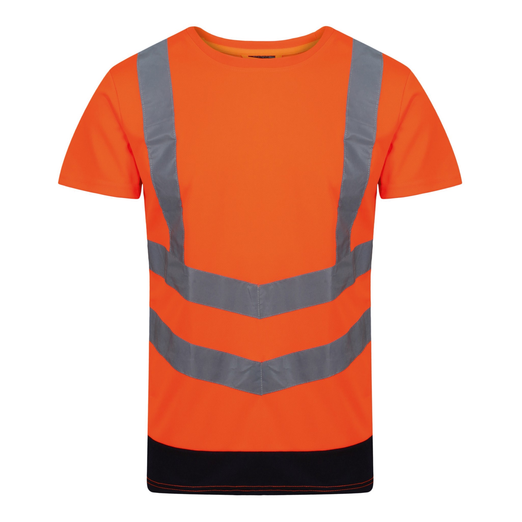 Regatta High Visibility Pro Hi-Vis Short Sleeve T-shirt TRS194 - 100% Polyester - Picture 9 of 11